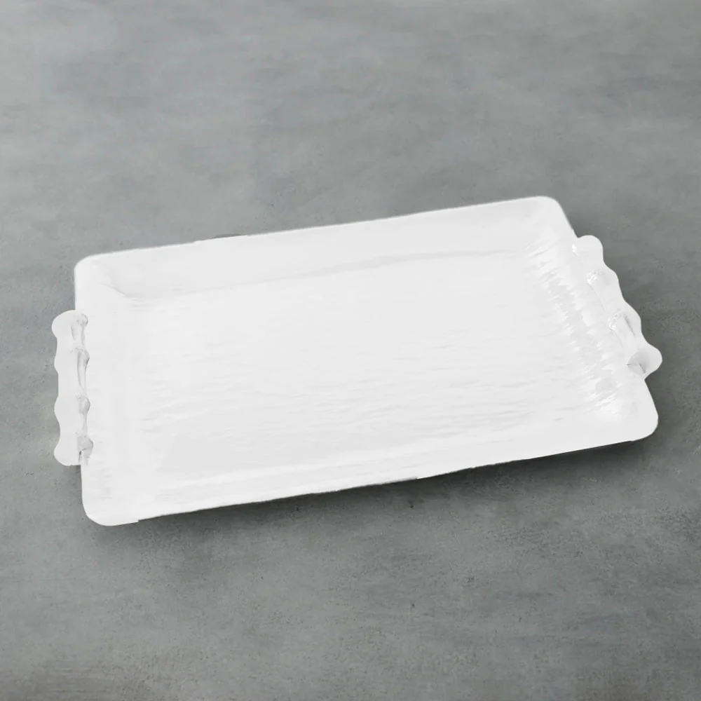 Beatriz Ball VIDA Bamboo Medium Rectangular Tray (White)