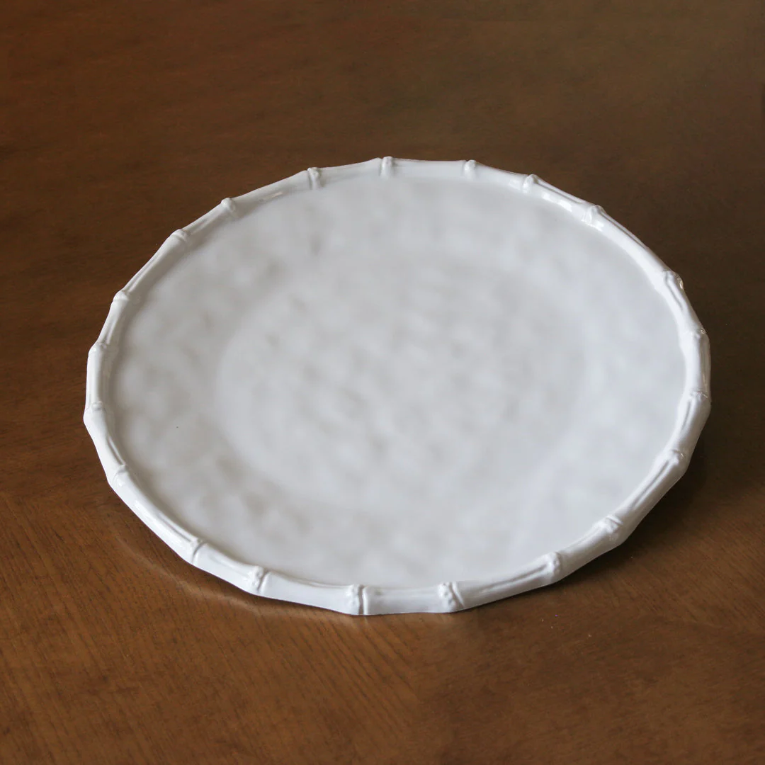 Beatriz Ball VIDA Bamboo Round Platter (White)