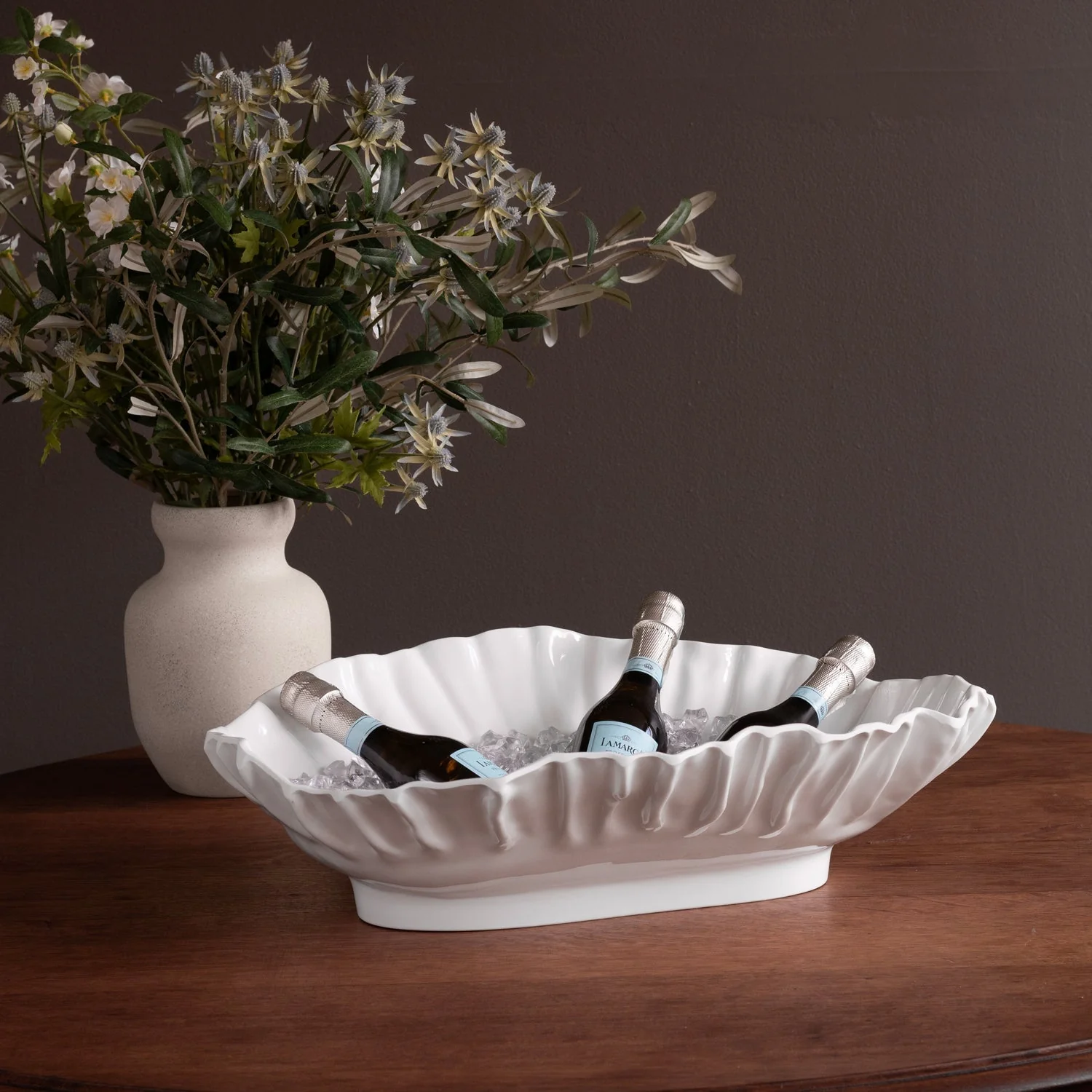 Beatriz Ball VIDA Bloom Large Oval Bowl (White) - Image 5
