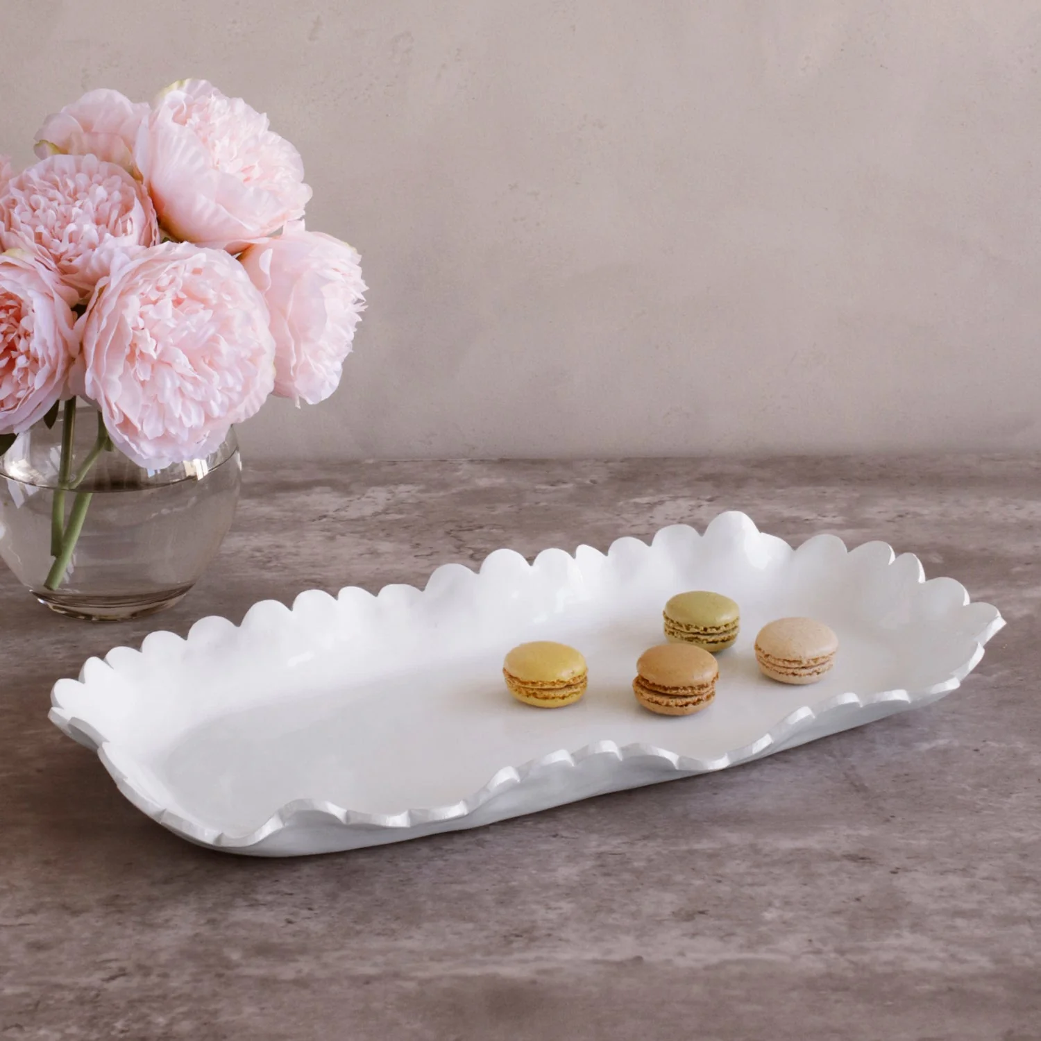 Beatriz Ball VIDA Colette Large Oblong Platter (White) - Image 4