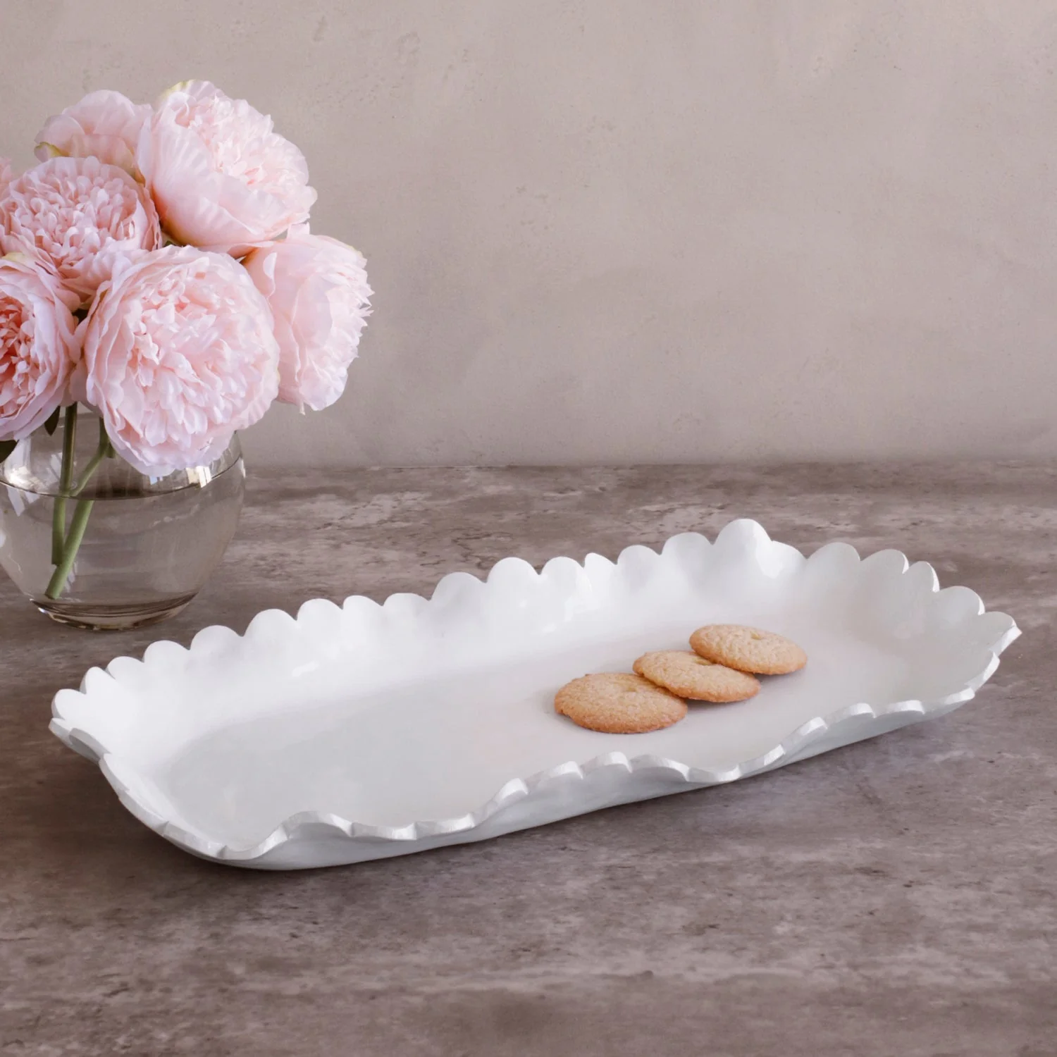 Beatriz Ball VIDA Colette Large Oblong Platter (White) - Image 5