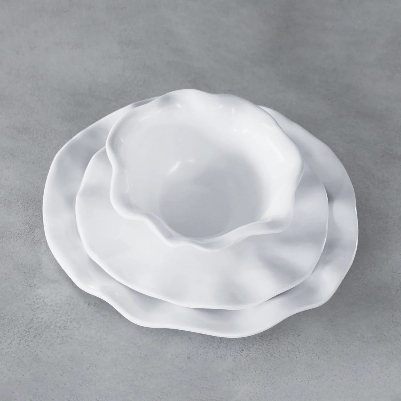 Beatriz Ball Vida Havana 11" Dinner Plate Set of 4 (White) - Image 5