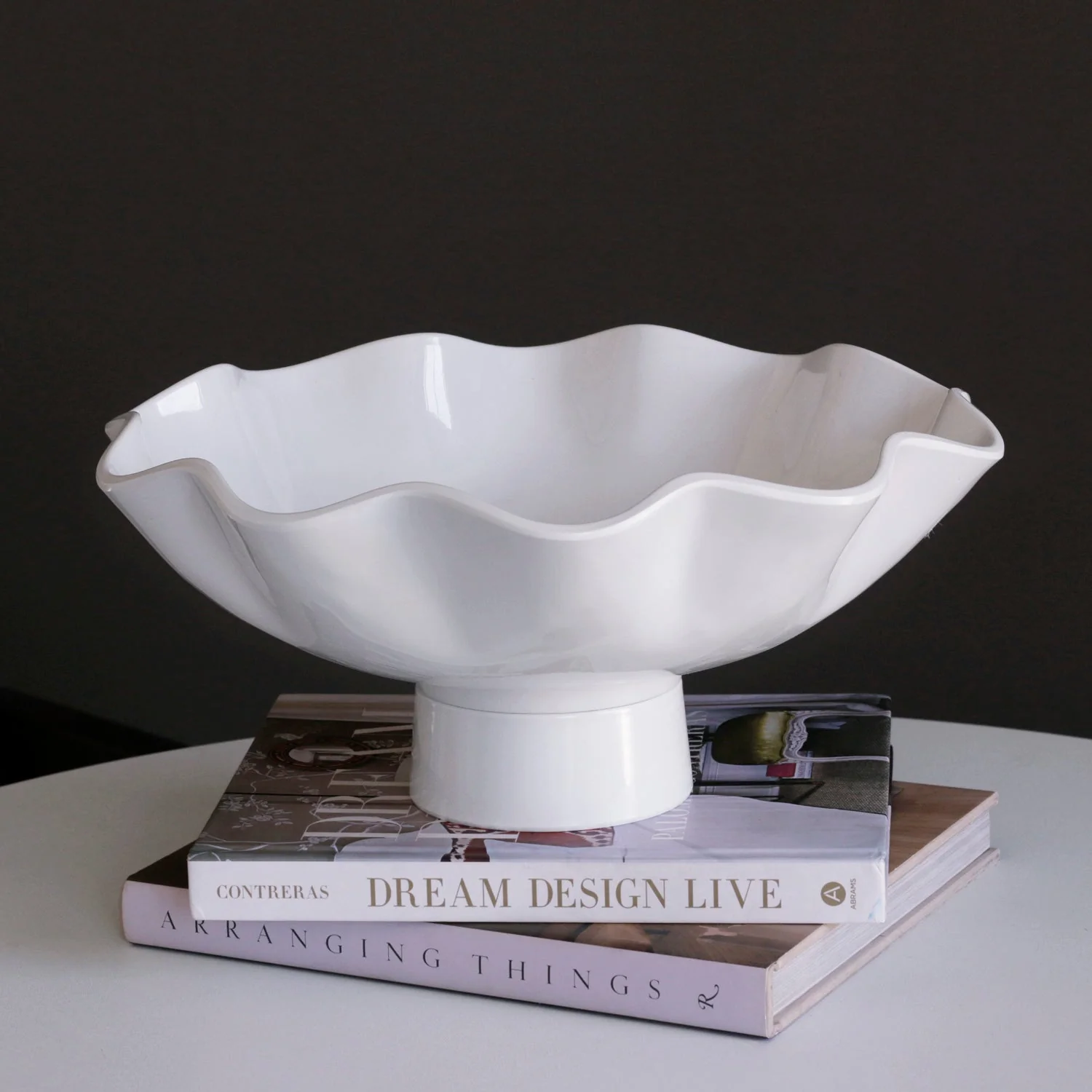 Beatriz Ball VIDA Havana Carola Large Pedestal White