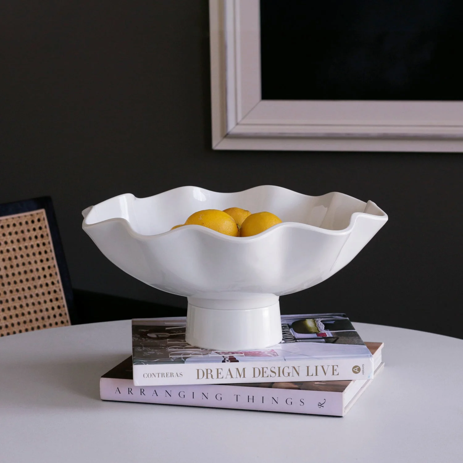 Beatriz Ball VIDA Havana Carola Large Pedestal White - Image 3