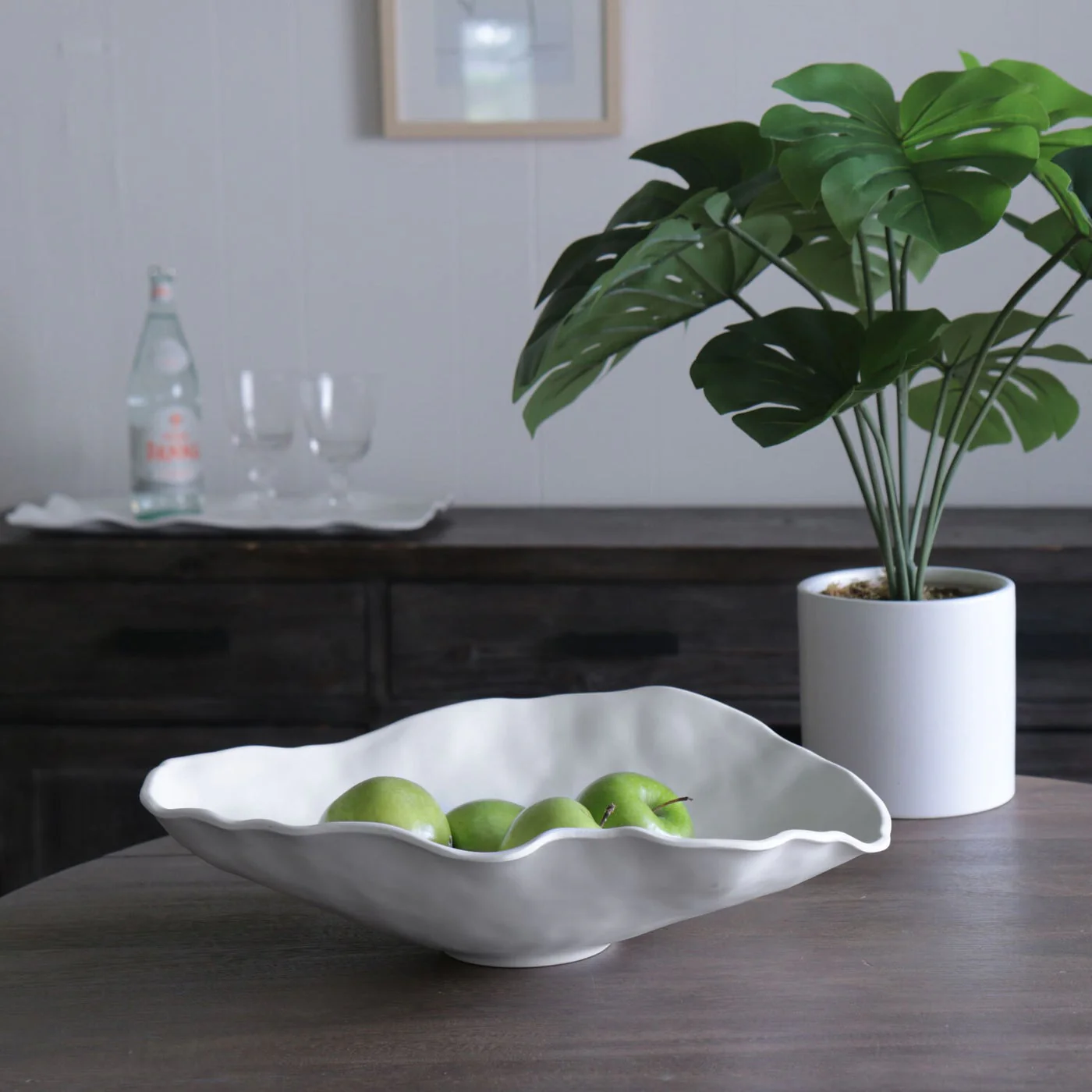 Beatriz Ball Vida Nube Large Oval Bowl (White) - Image 2