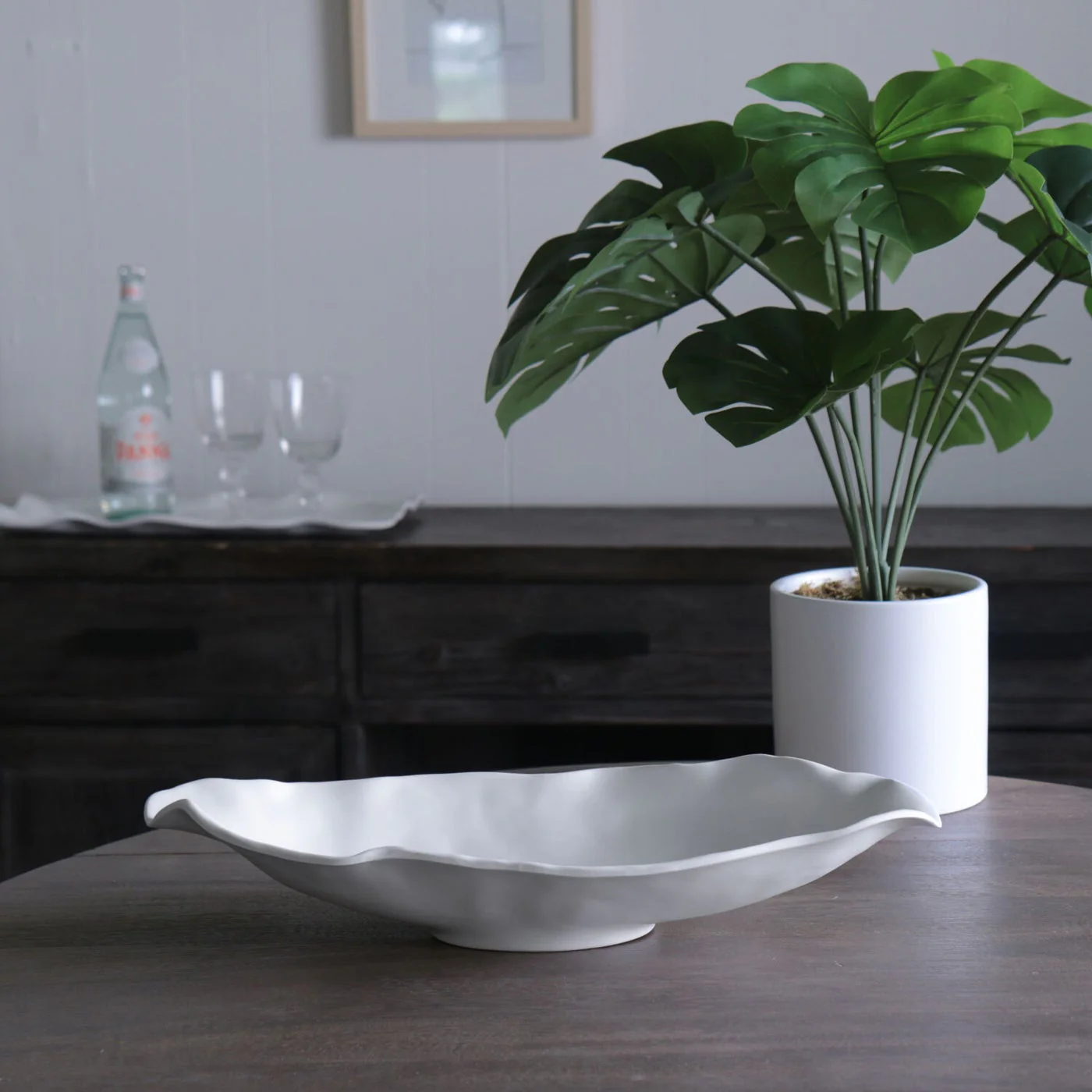 Beatriz Ball Vida Nube Medium Oval Bowl (White) - Image 2