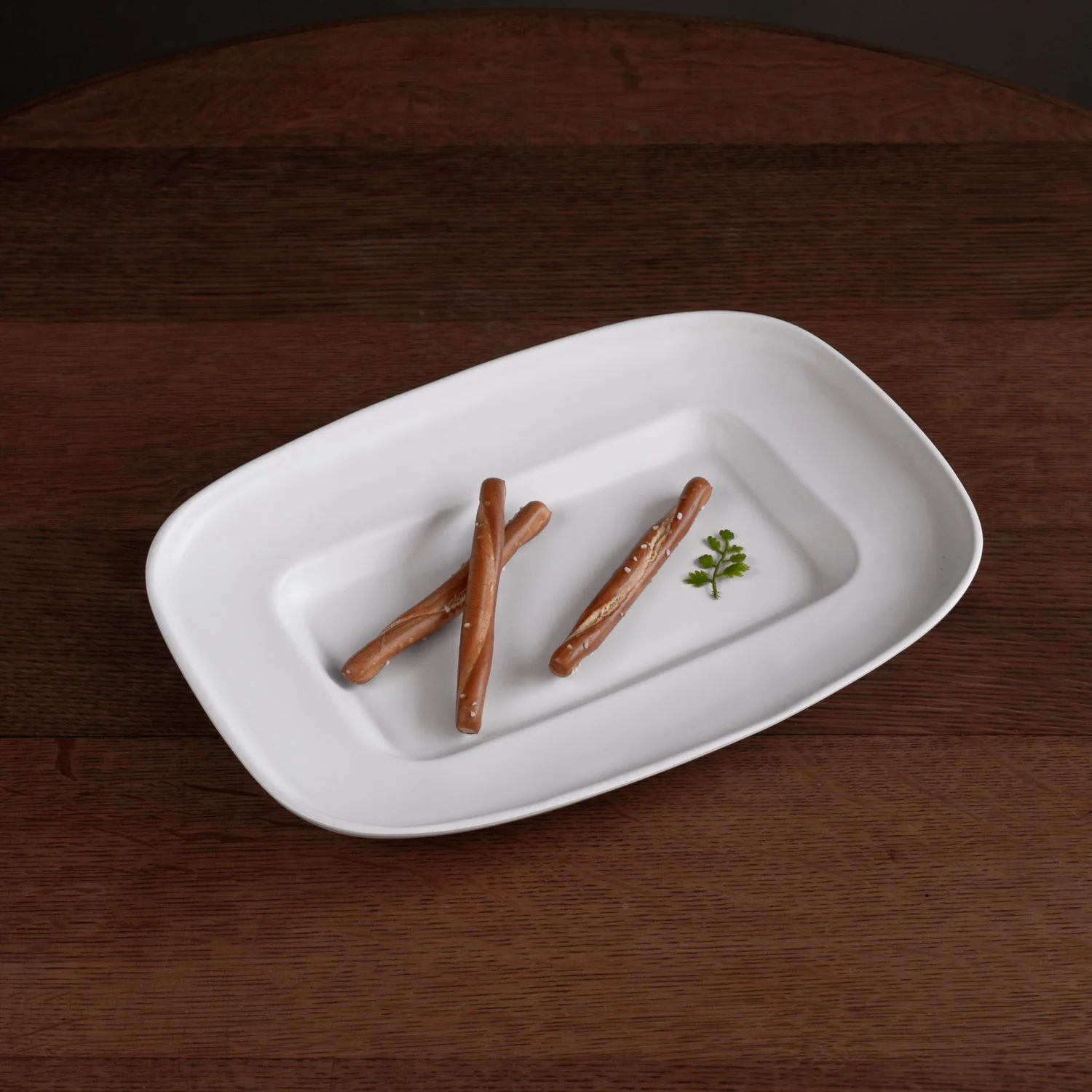 Beatriz Ball VIDA Nube Medium Rectangle Platter (White) - Image 5