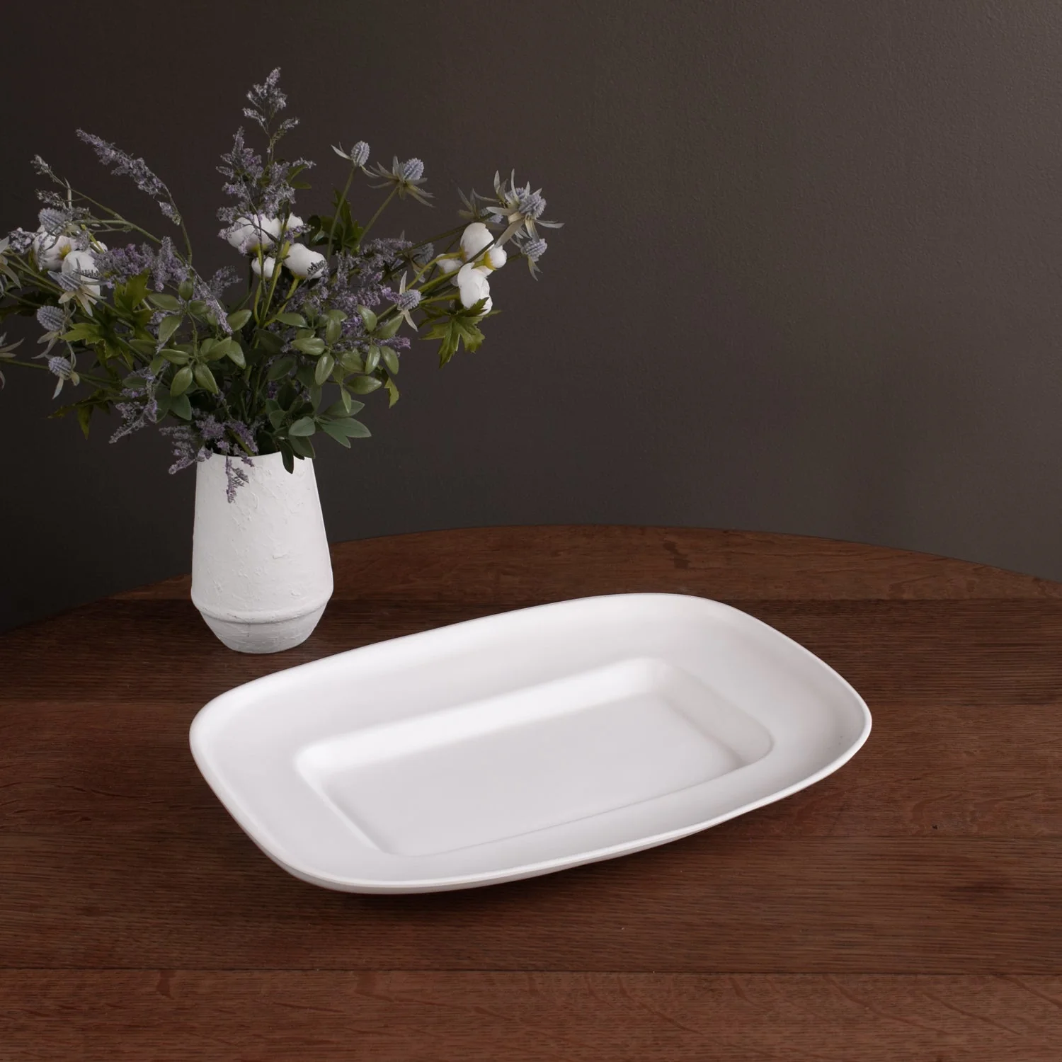 Beatriz Ball VIDA Nube Medium Rectangle Platter (White) - Image 7