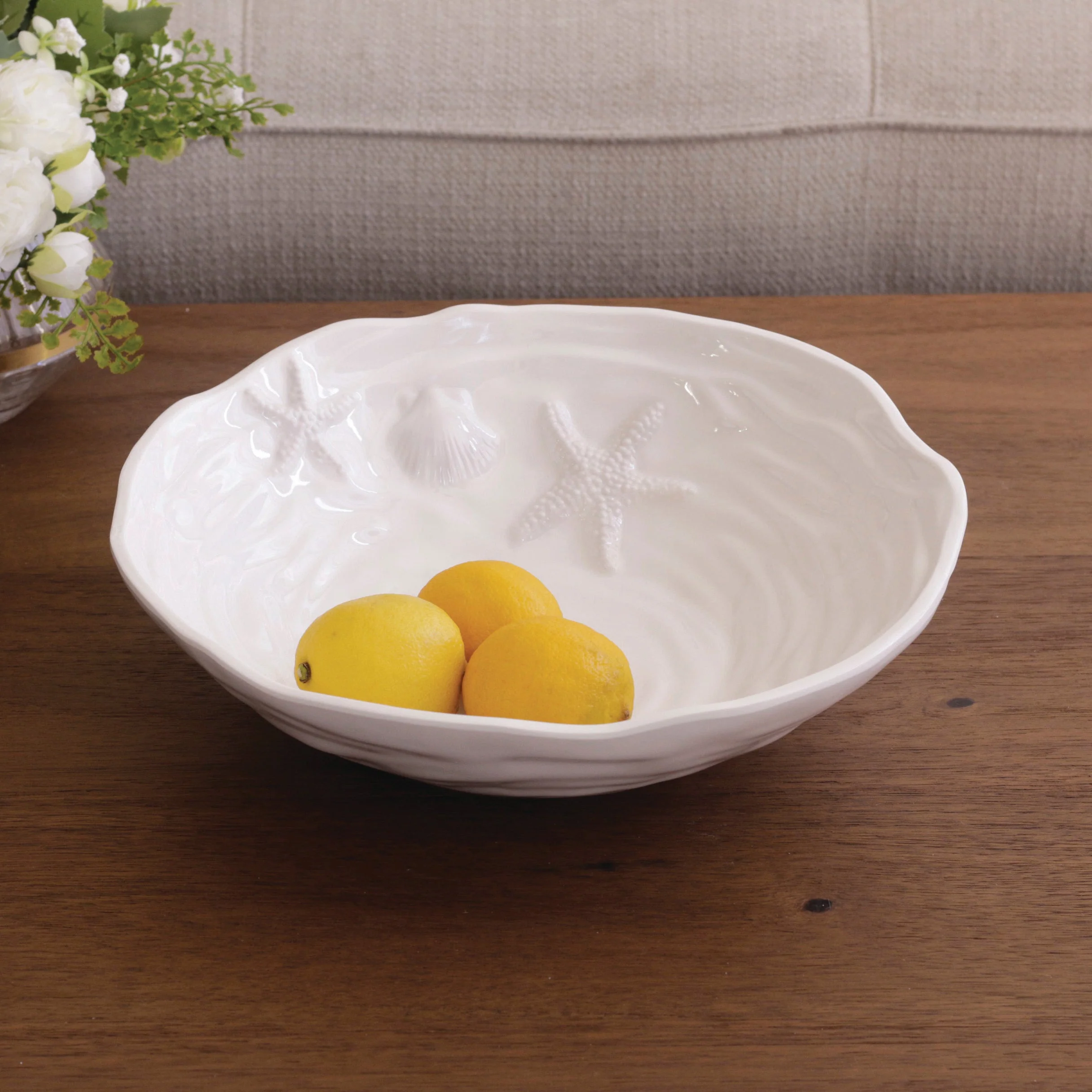 Beatriz Ball VIDA Ocean Aruba Large Bowl (White)