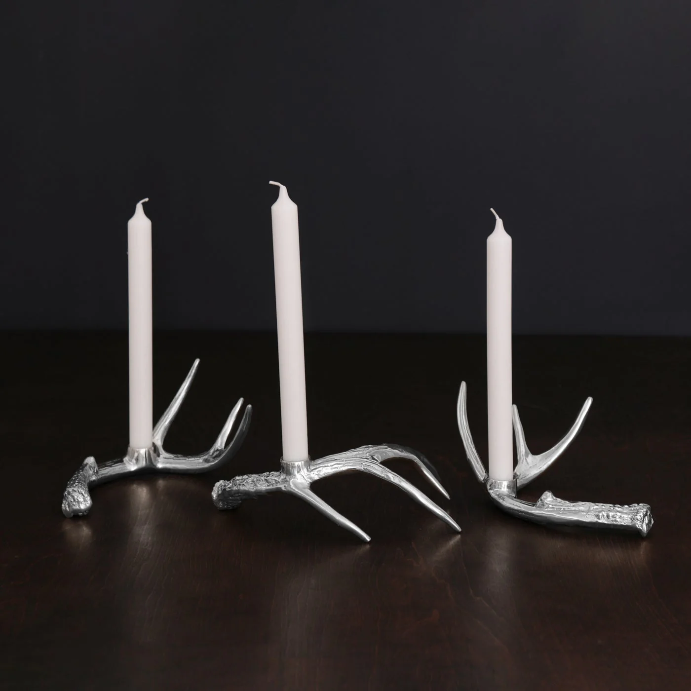 Beatriz Ball WESTERN Antler Candlestick Set of 3 - Image 2
