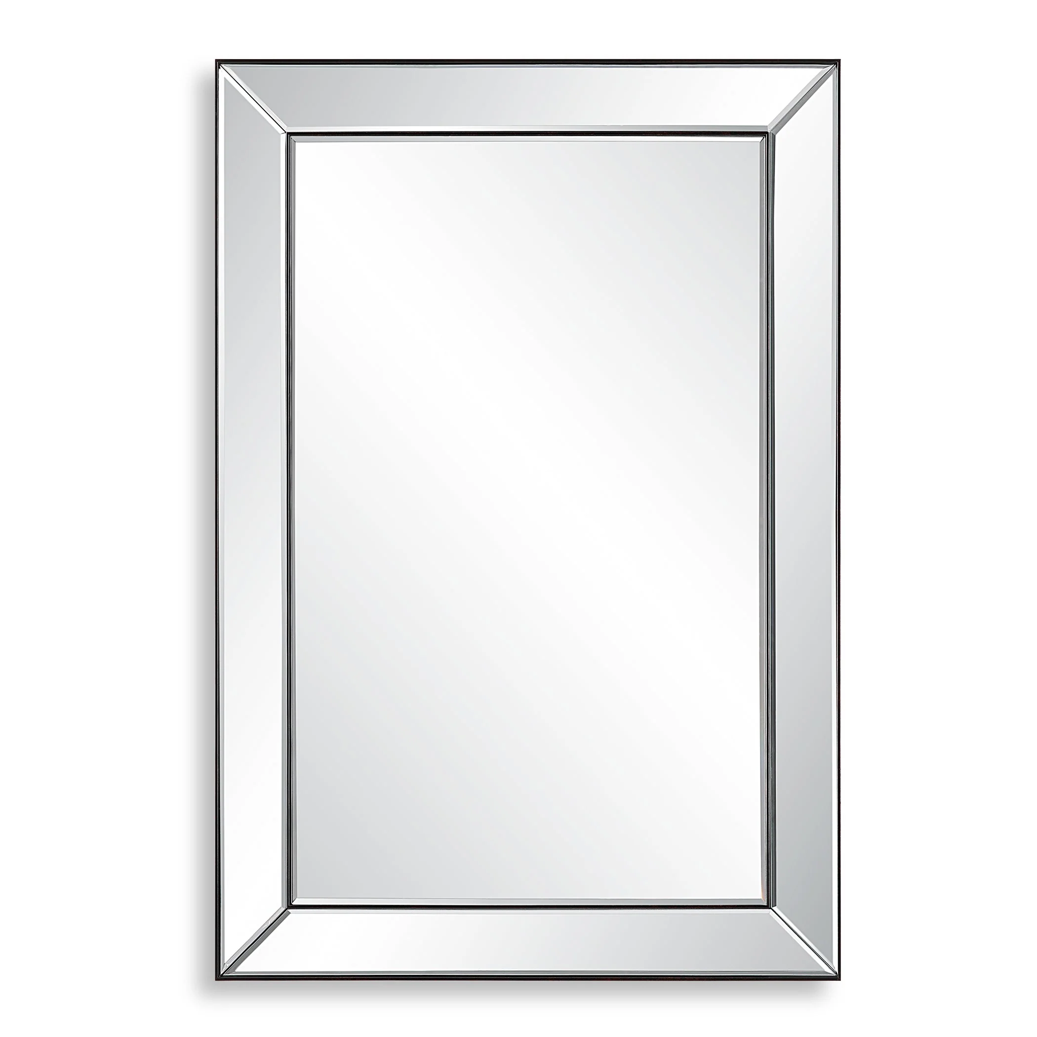 Beveled Reflections Bronze Mirror