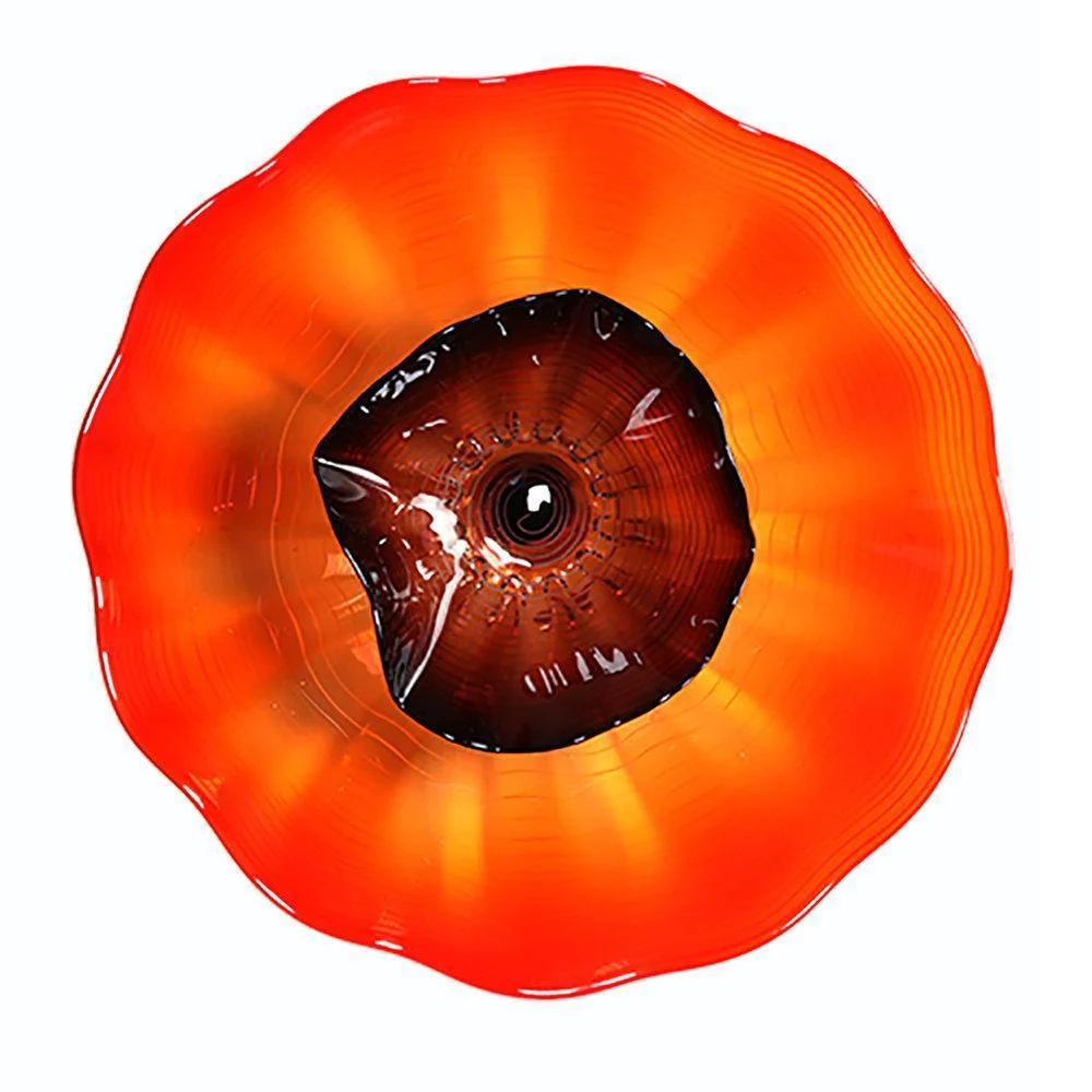 Blooming Lotus Wall Art Large by Viz Glass 4754BIR