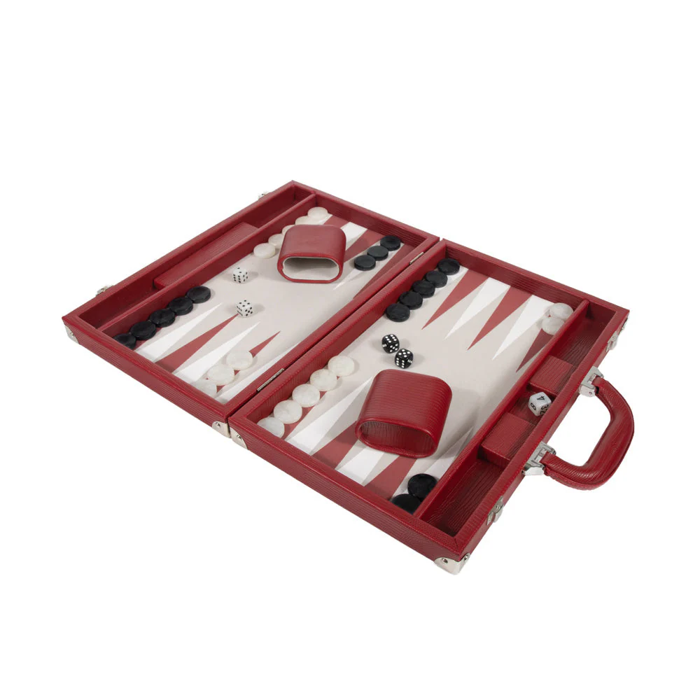 Bradley Backgammon Set Red