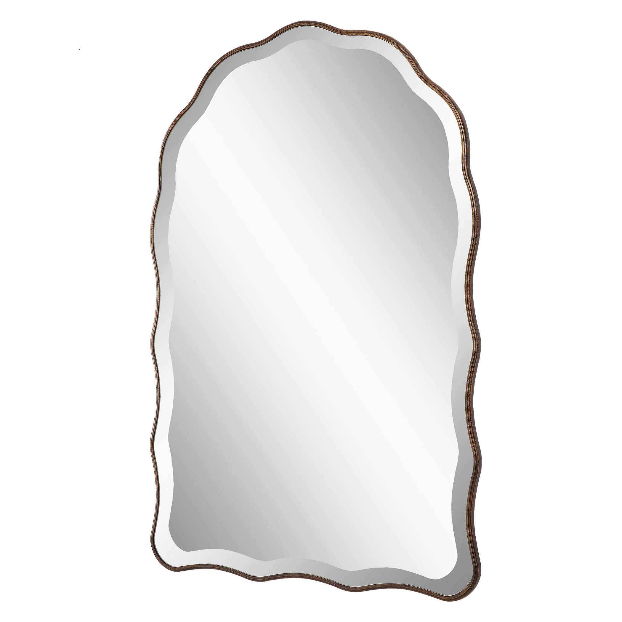 Bronze Scalloped Mirror - Image 6