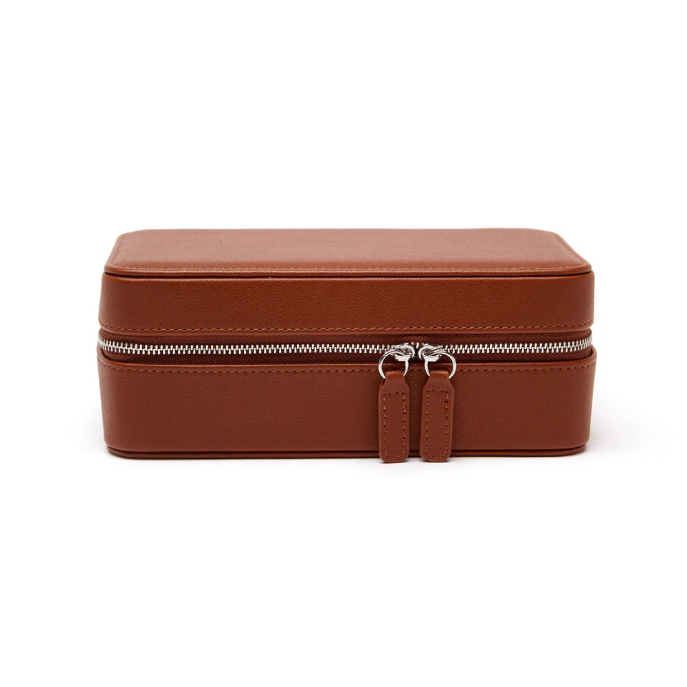 Luna Medium Travel Jewelry Case (Brown)