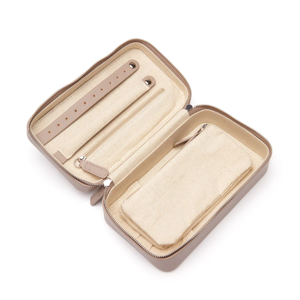 Luna Medium Travel Jewelry Case (Grey) - Image 2