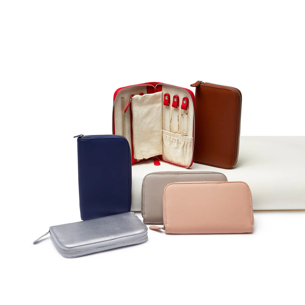 Luna Travel Jewelry Wallet (Blush) - Image 4