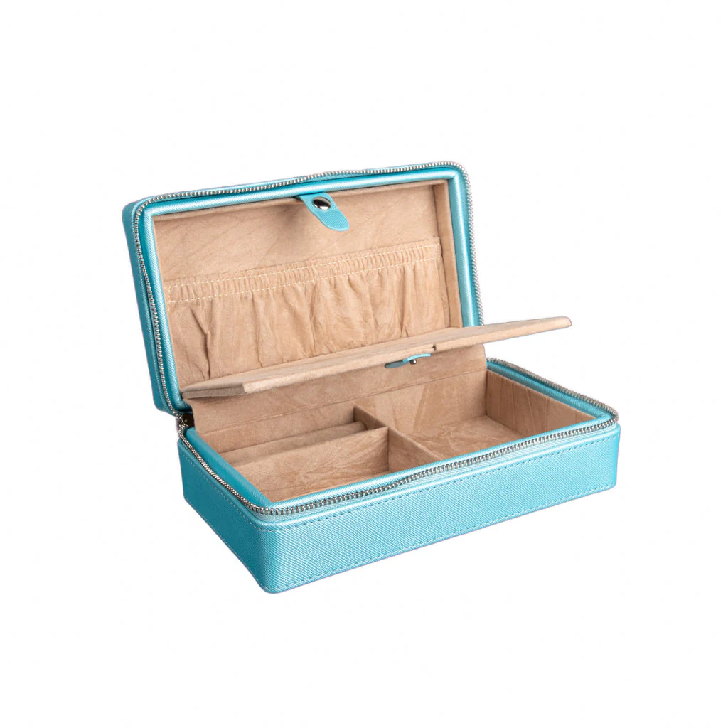Madison Travel Jewelry Case (Baby Blue) - Image 3