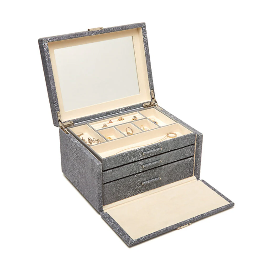 Aiden 3 Tray Jewelry Box Assorted - Image 2