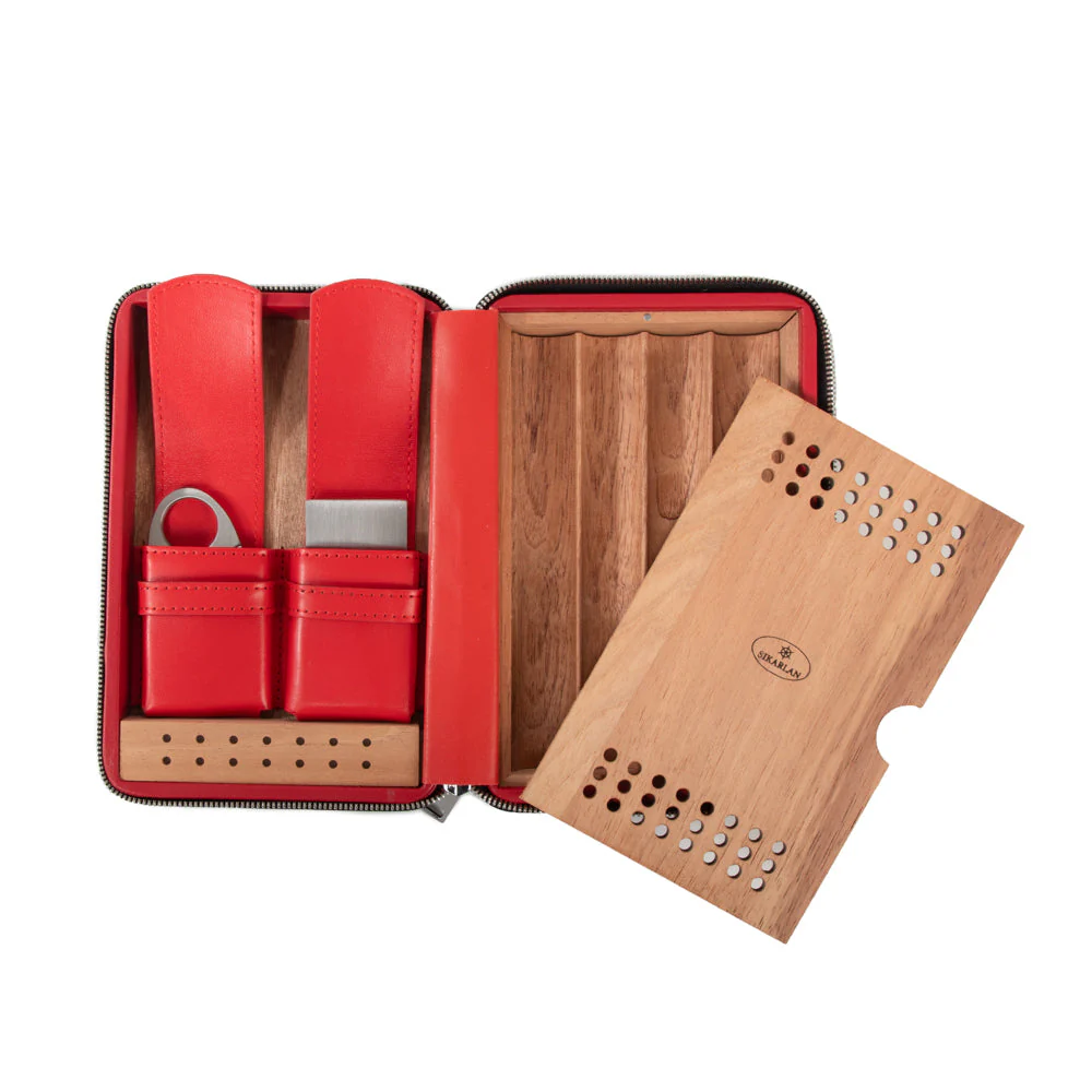 Devon Croco Cigar Travel Case - Image 10