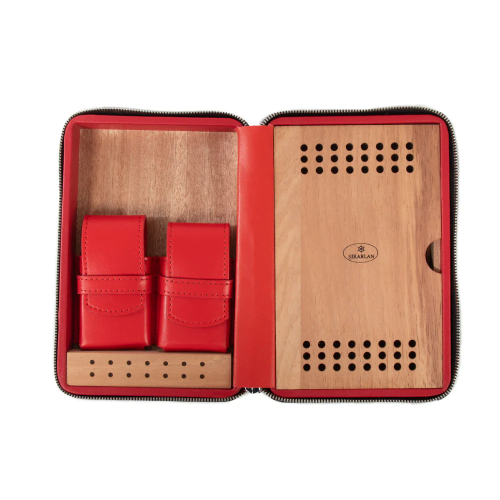 Devon Croco Cigar Travel Case - Image 7