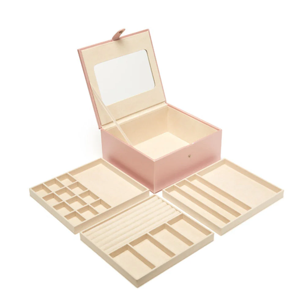 Jodi 3 Tray Large Jewelry Box - Image 11
