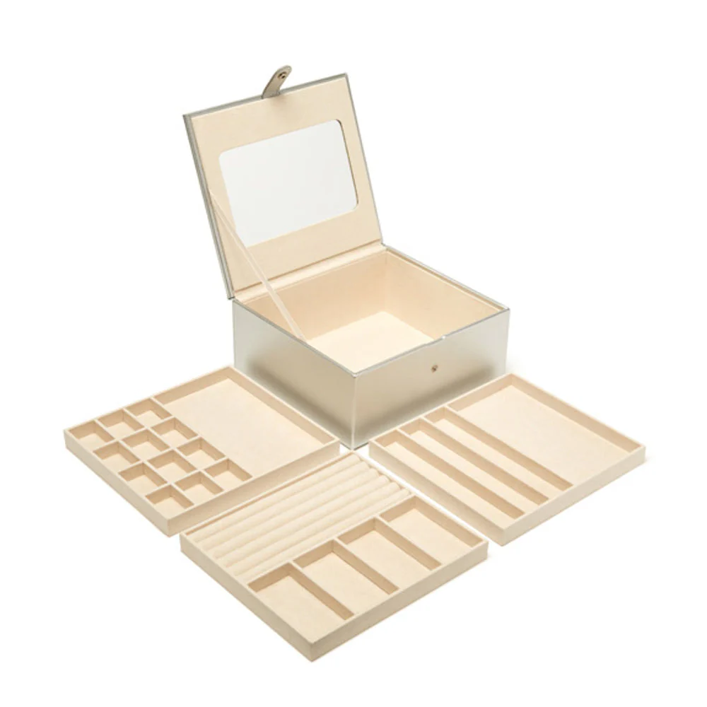 Jodi 3 Tray Large Jewelry Box - Image 15