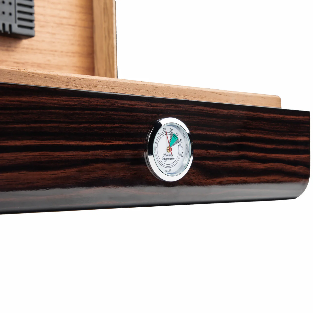 Lorenzo Cigar Humidor (Ebony Wood) - Image 3