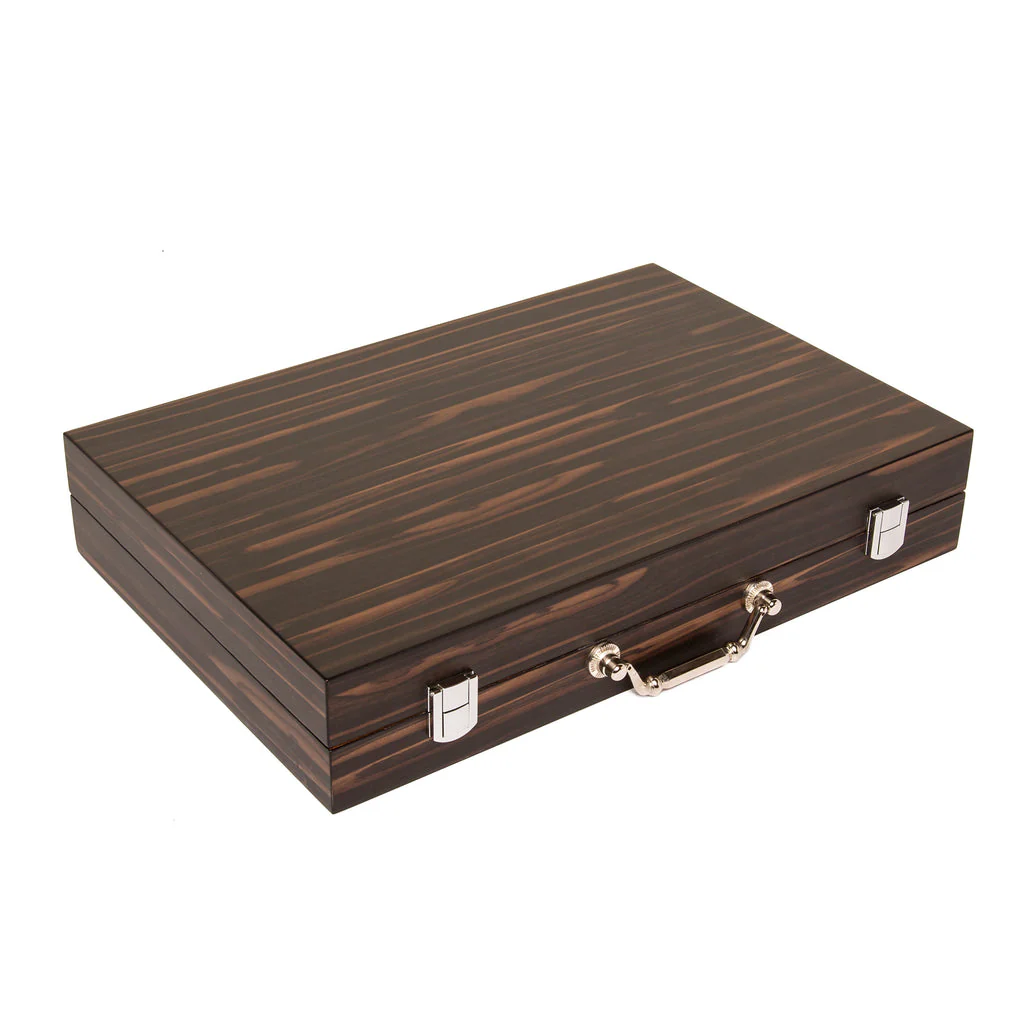 Matte Ebony Backgammon Set - Image 2