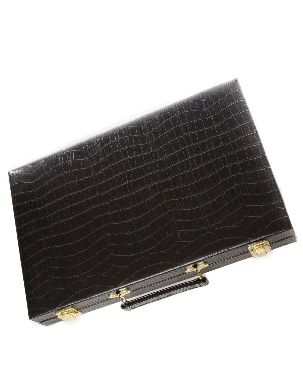 The Backgammon Set Black Croc - Image 2