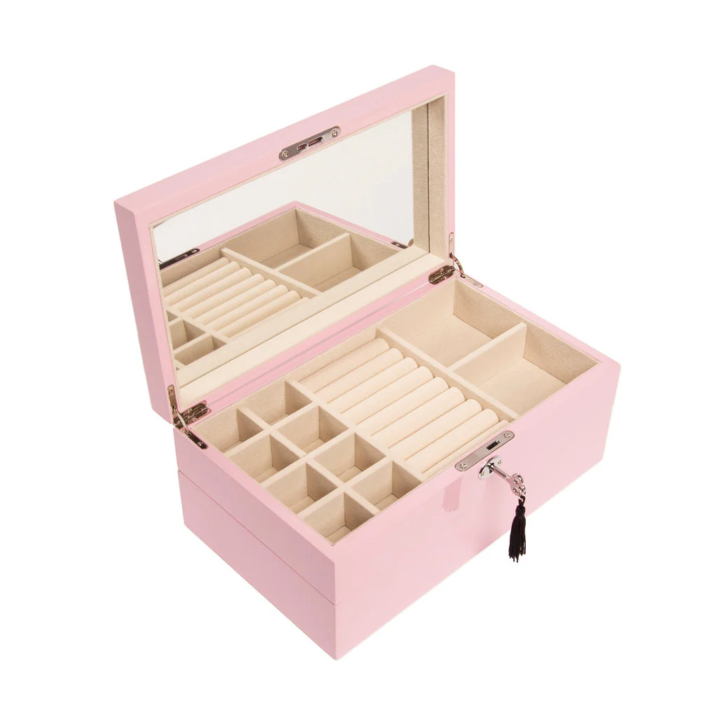 Stackable Jewelry Box set of 2 Rose Quartz - Image 3
