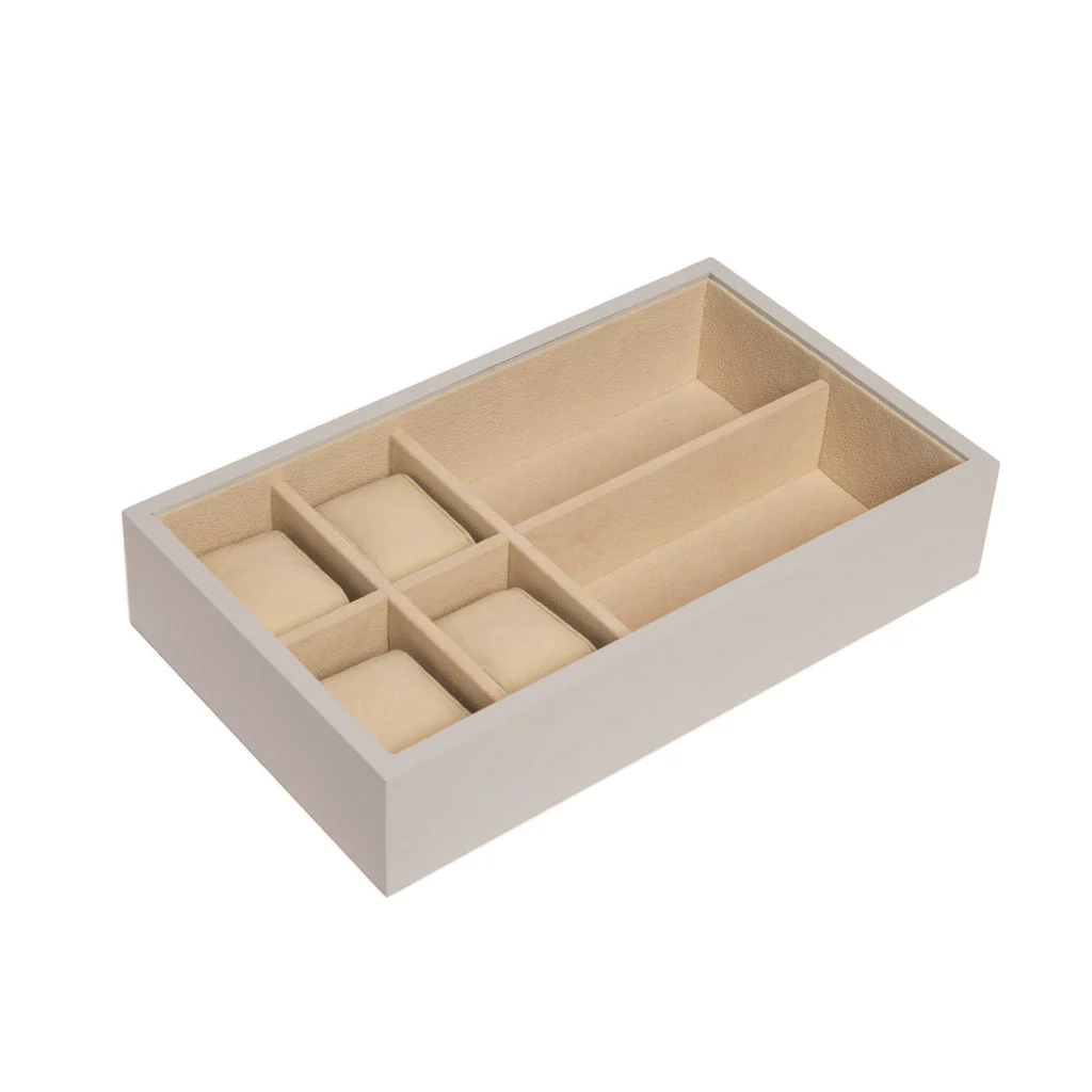 Stackable Jewelry Box set of 2 Silver - Image 2