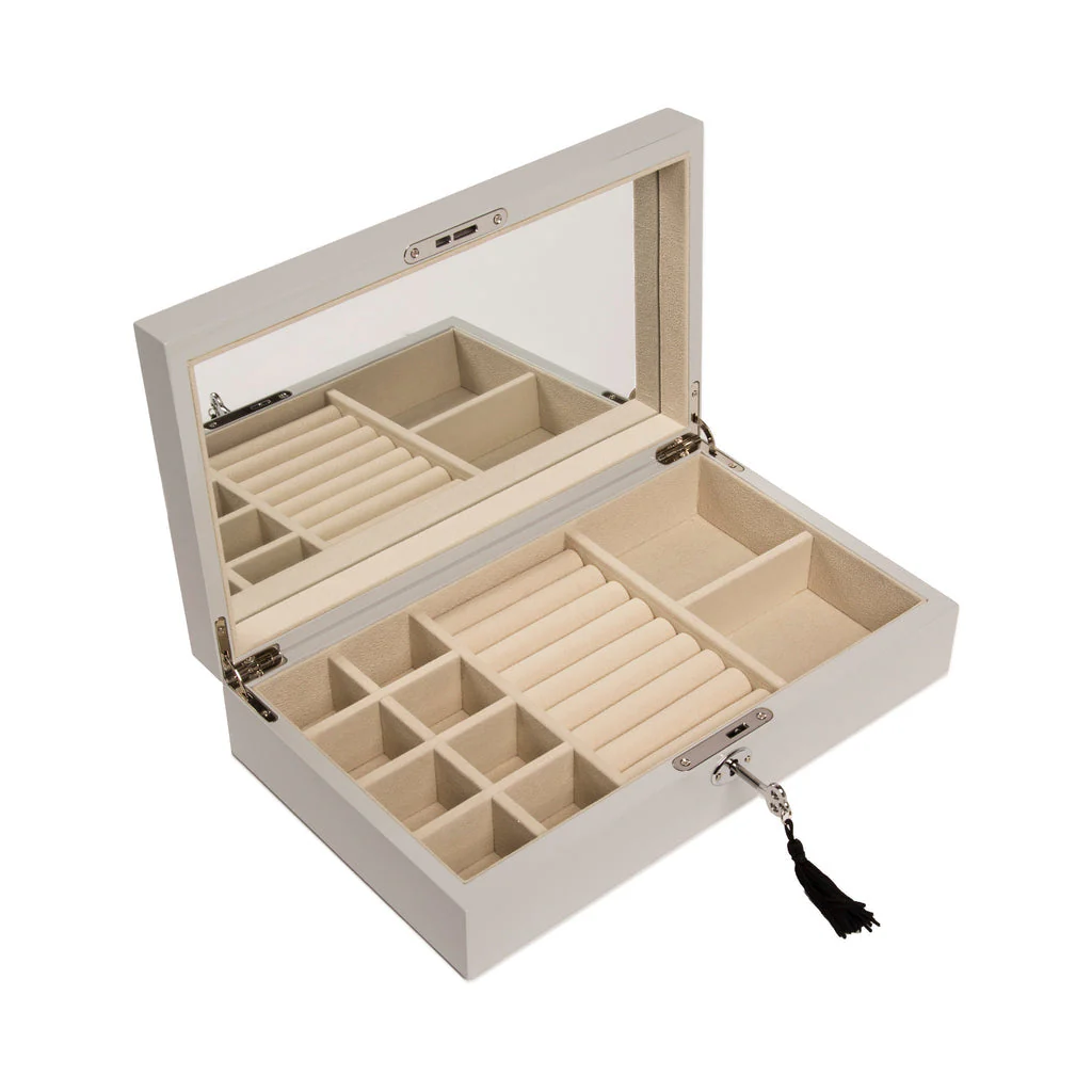 Stackable Jewelry Box set of 2 Silver - Image 4