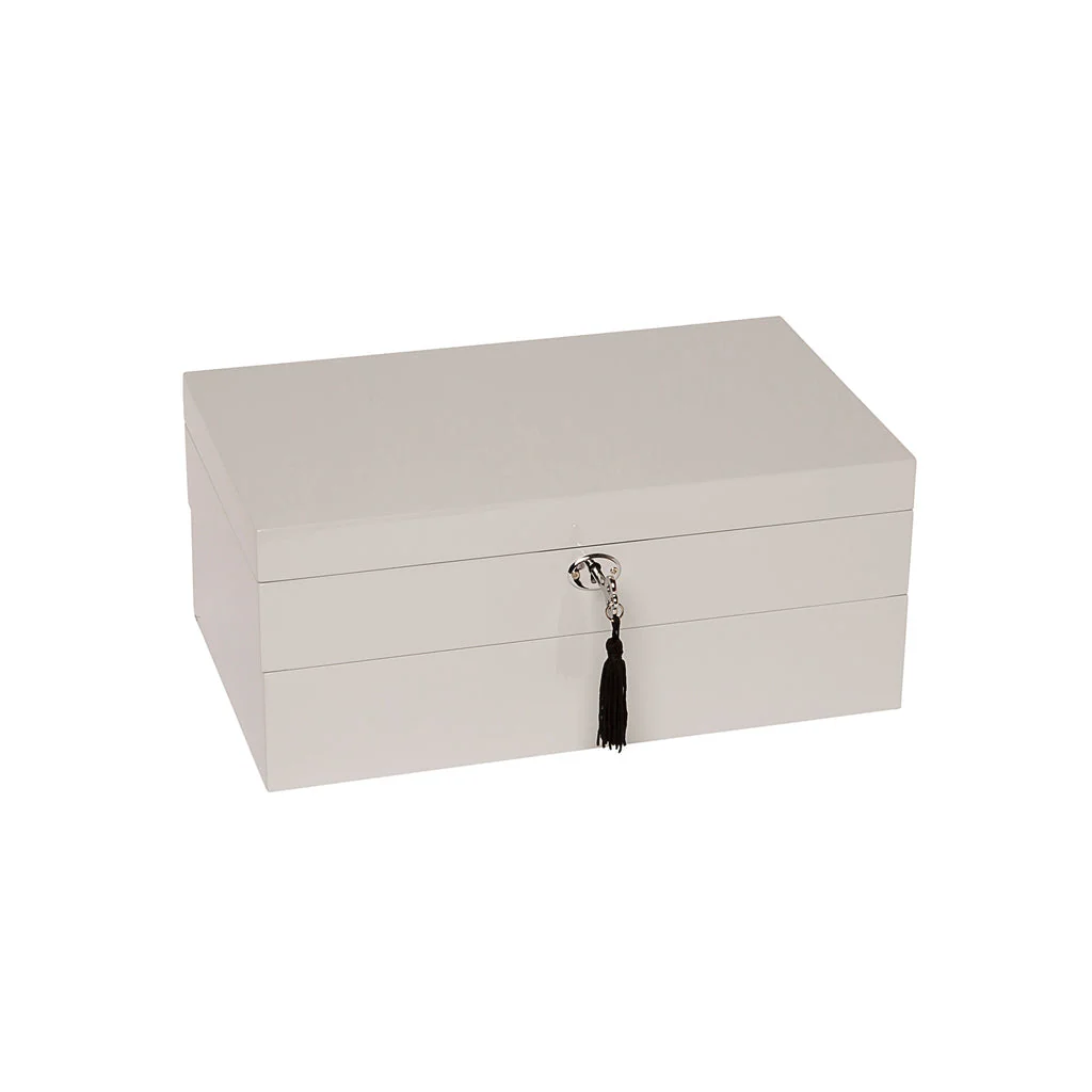 Stackable Jewelry Box set of 2 Silver - Image 6