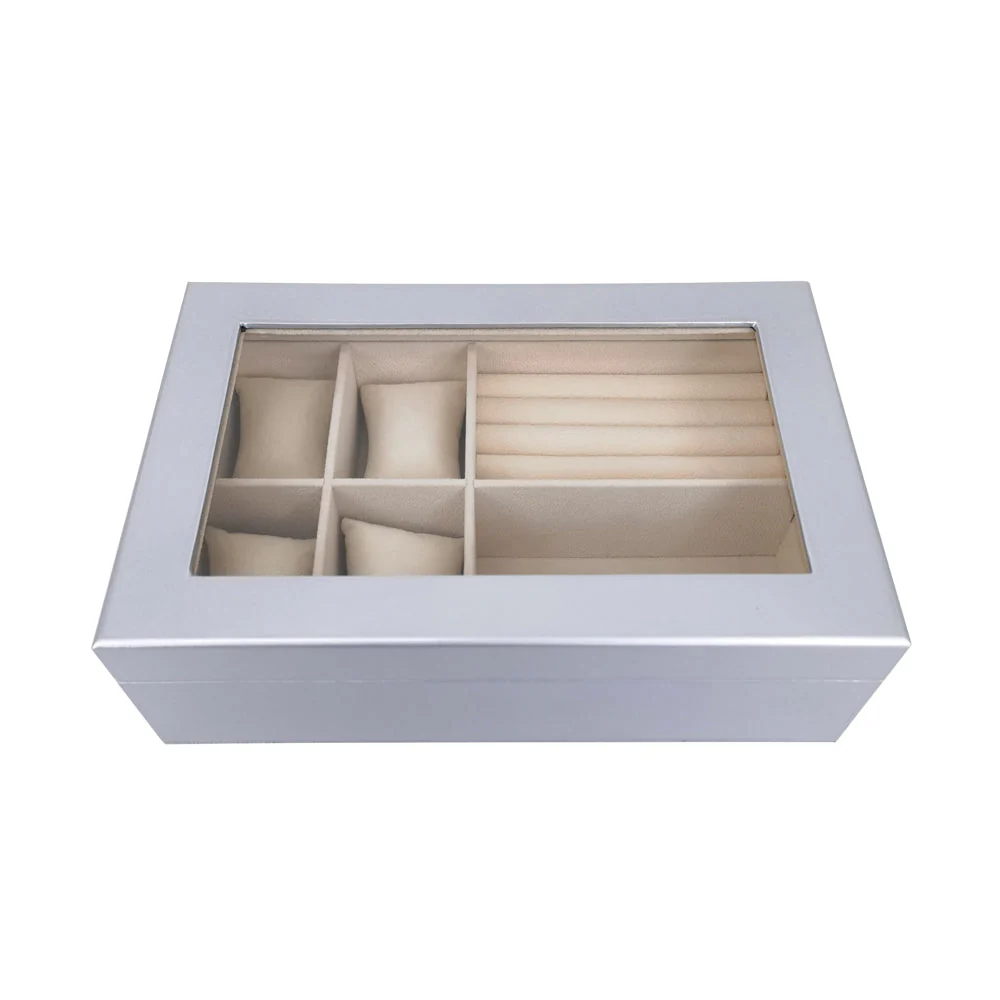 The Kylie Glass Top Jewelry Box - Image 10