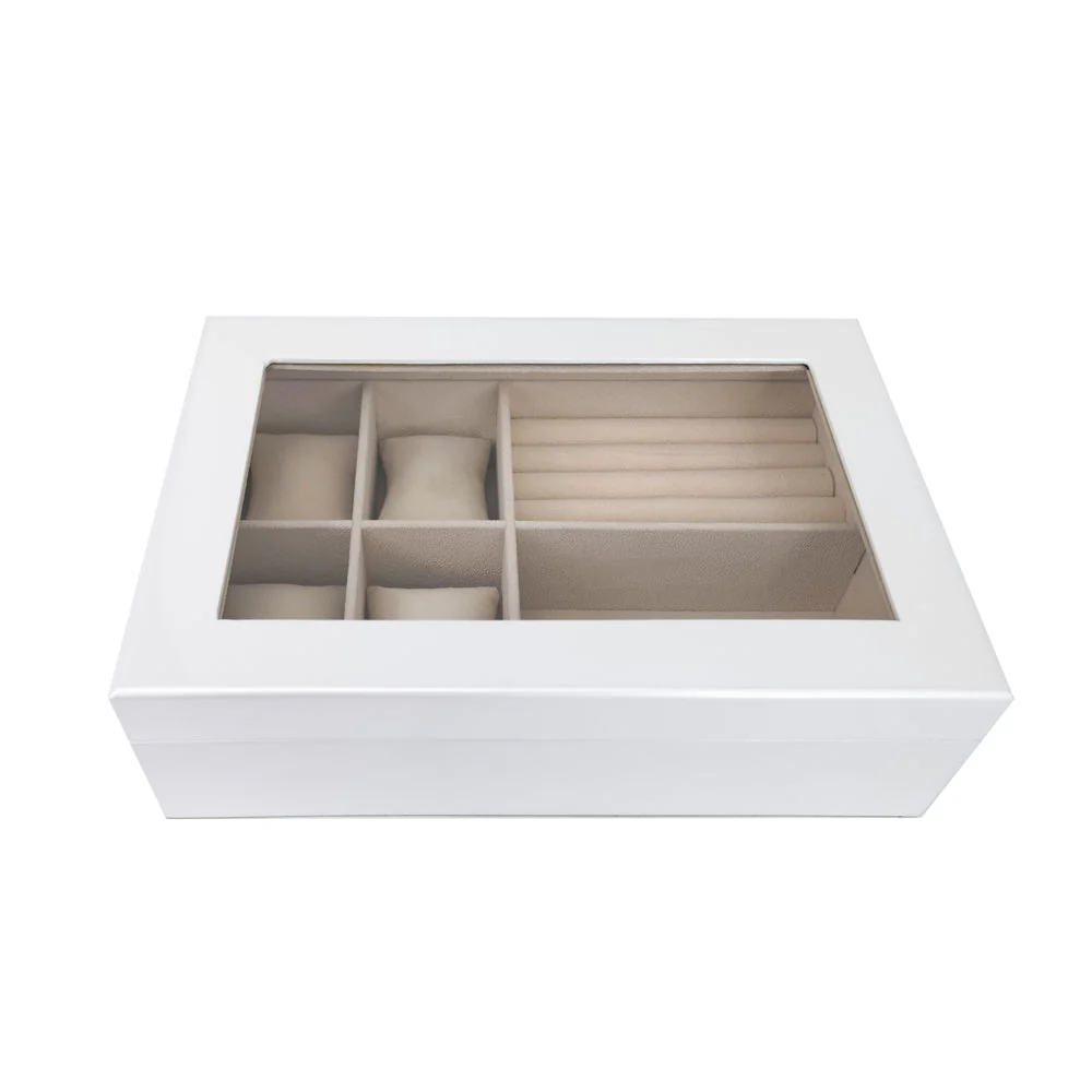 The Kylie Glass Top Jewelry Box - Image 11