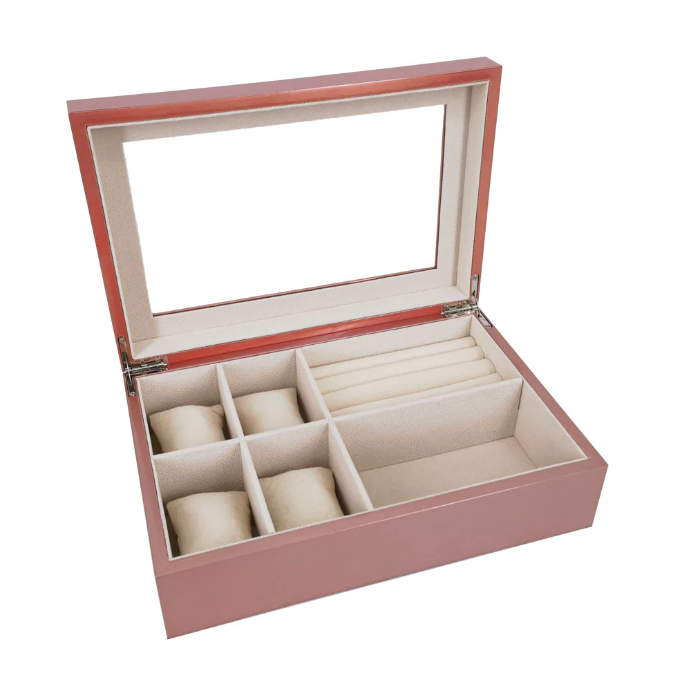 The Kylie Glass Top Jewelry Box - Image 6