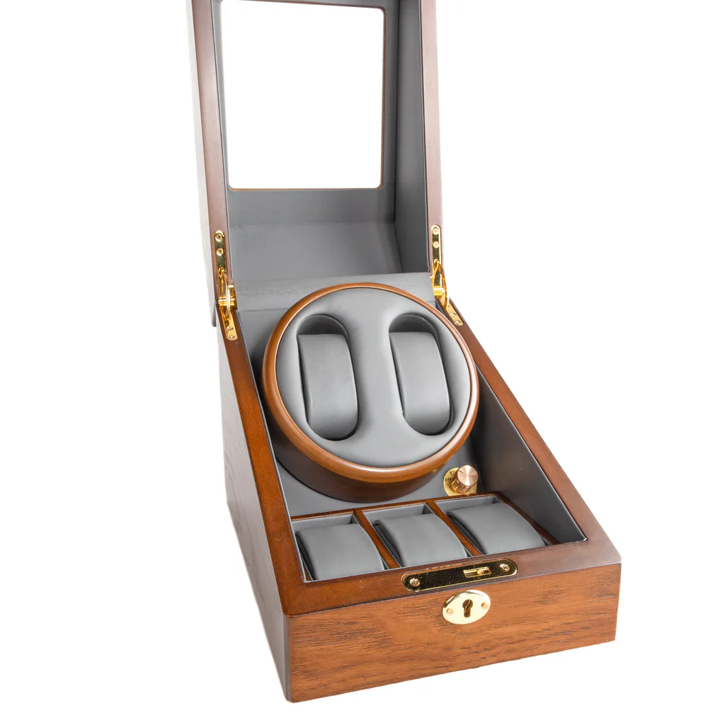 William Double Watch Winder (Brown) - Image 2