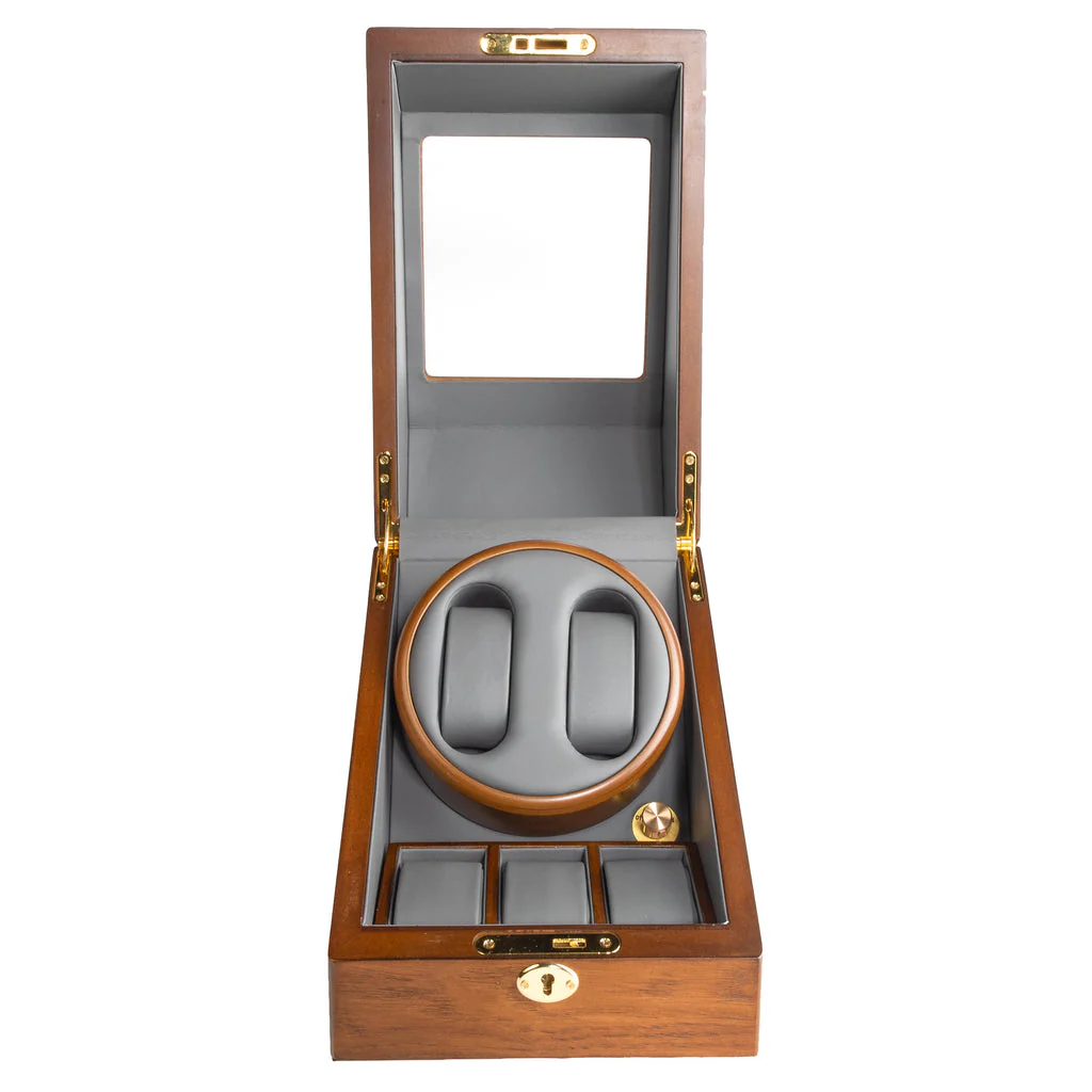 William Double Watch Winder (Brown) - Image 3