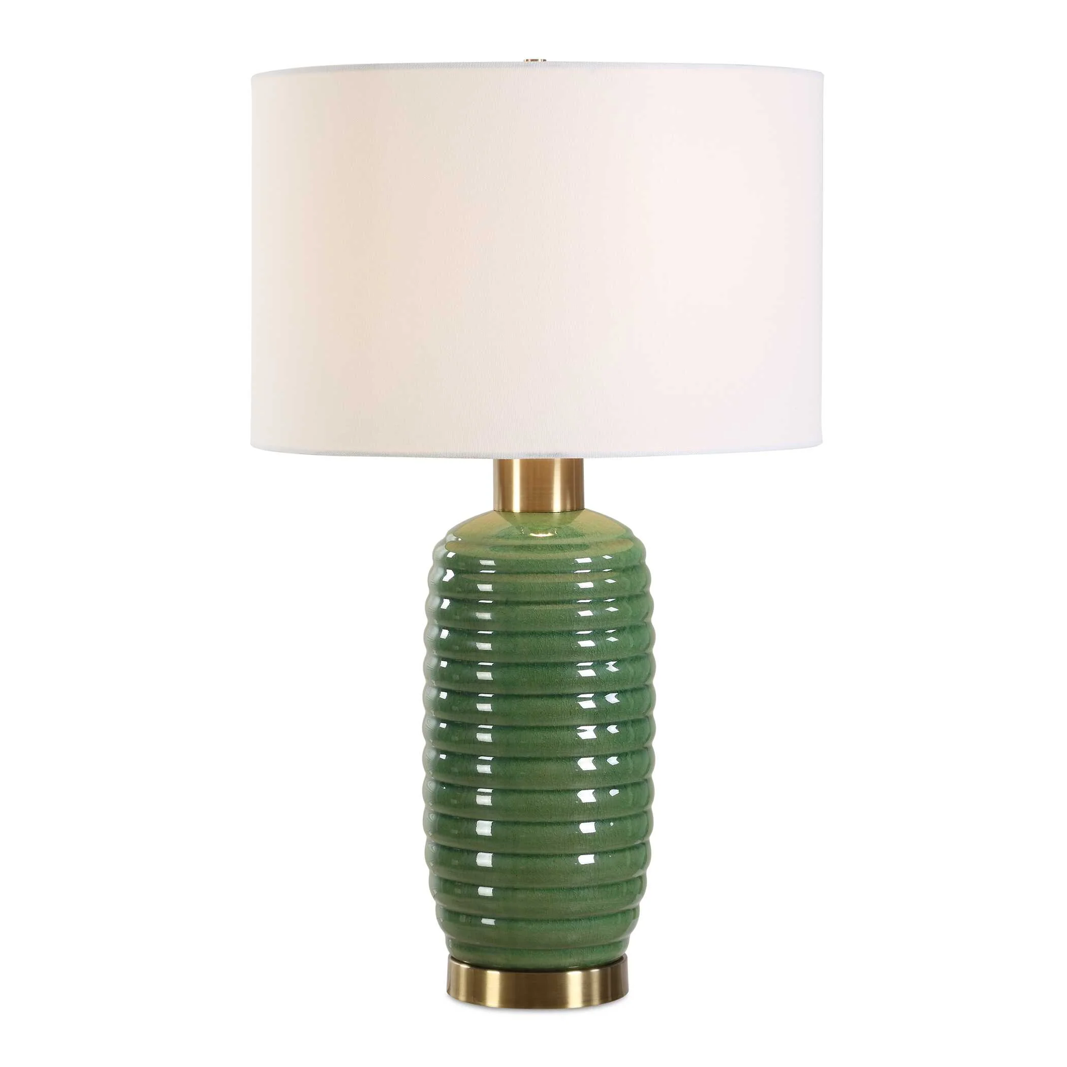 Ceramic Olive Table Lamp