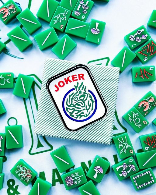 Cocktail Napkin Holder - Mahjong - Image 3
