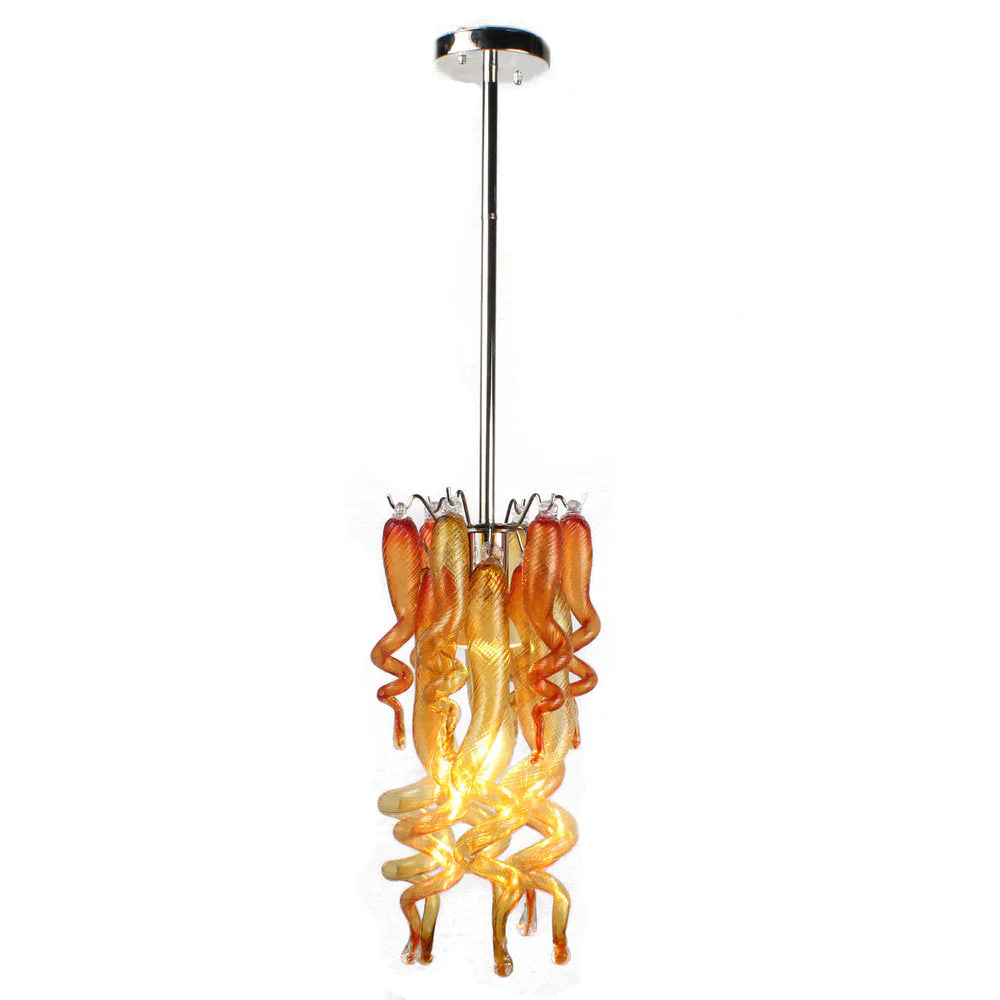 ColorSelect Sunshine Blown Glass Pendant by Viz Glass