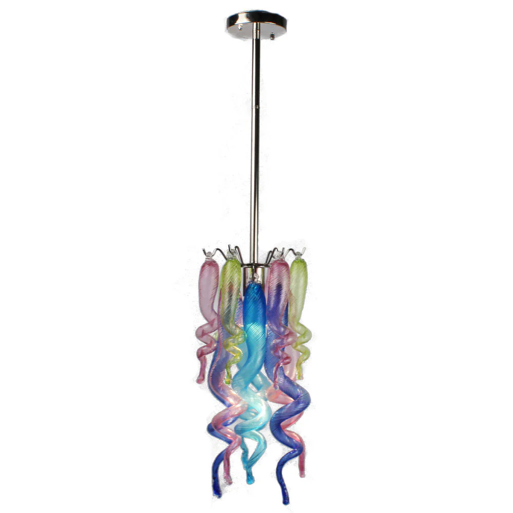 ColorSelect Wonder of the Sea Blown Glass Pendant by Viz Glass