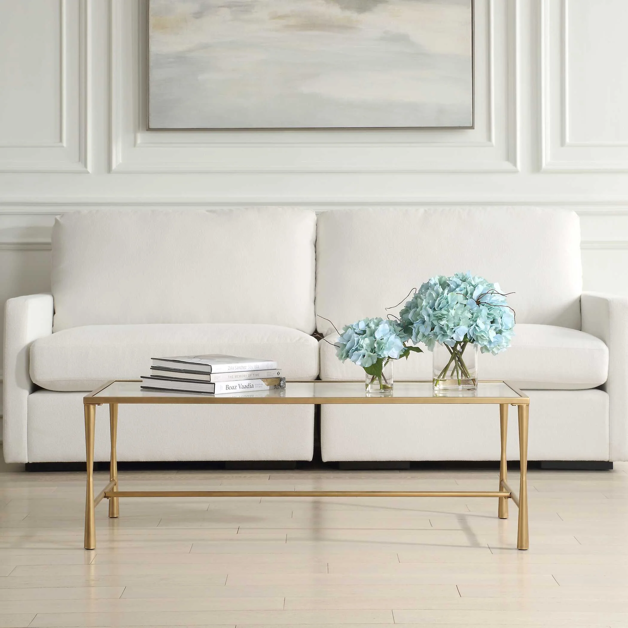 Crafted Antiqued Coffee Table - Image 2