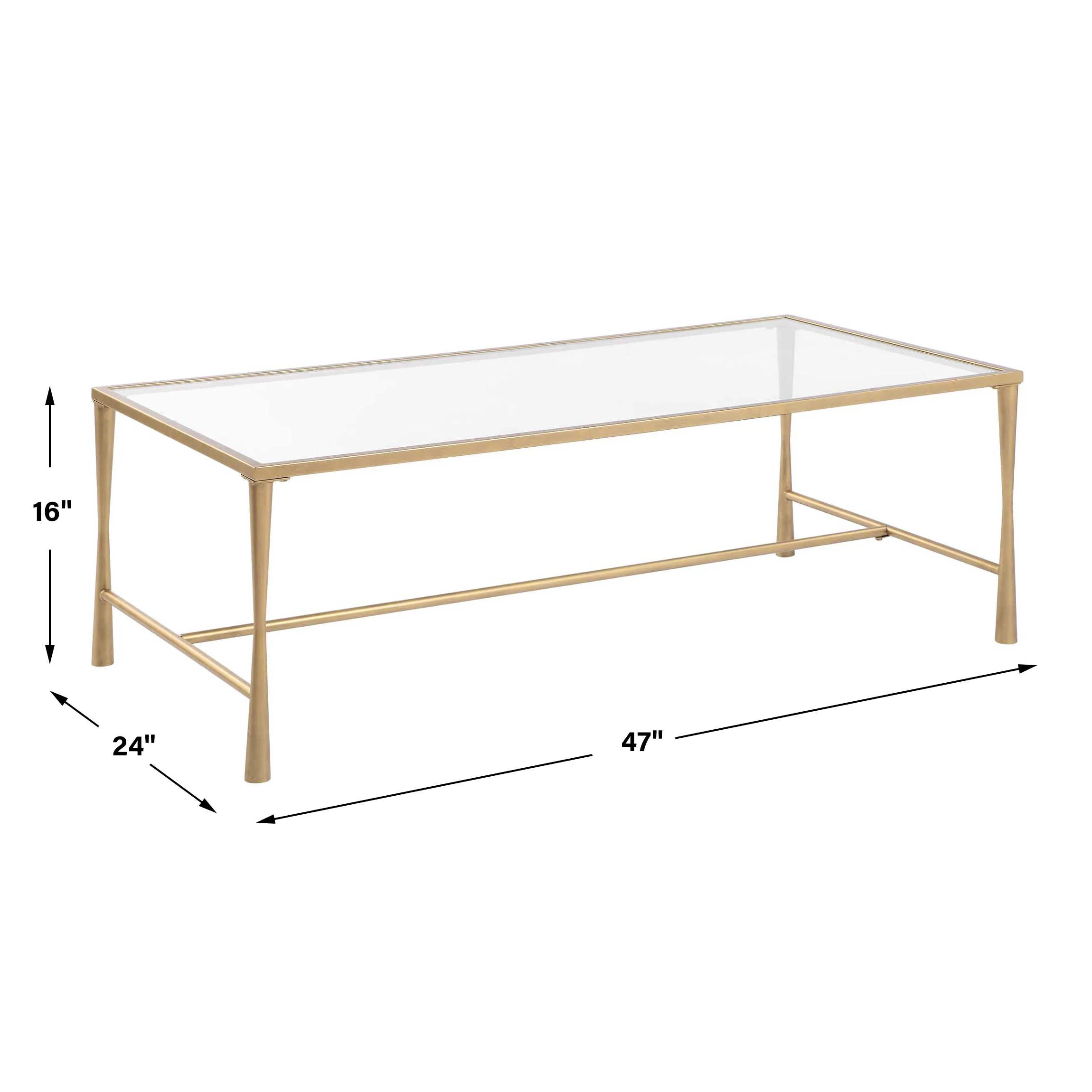 Crafted Antiqued Coffee Table - Image 3