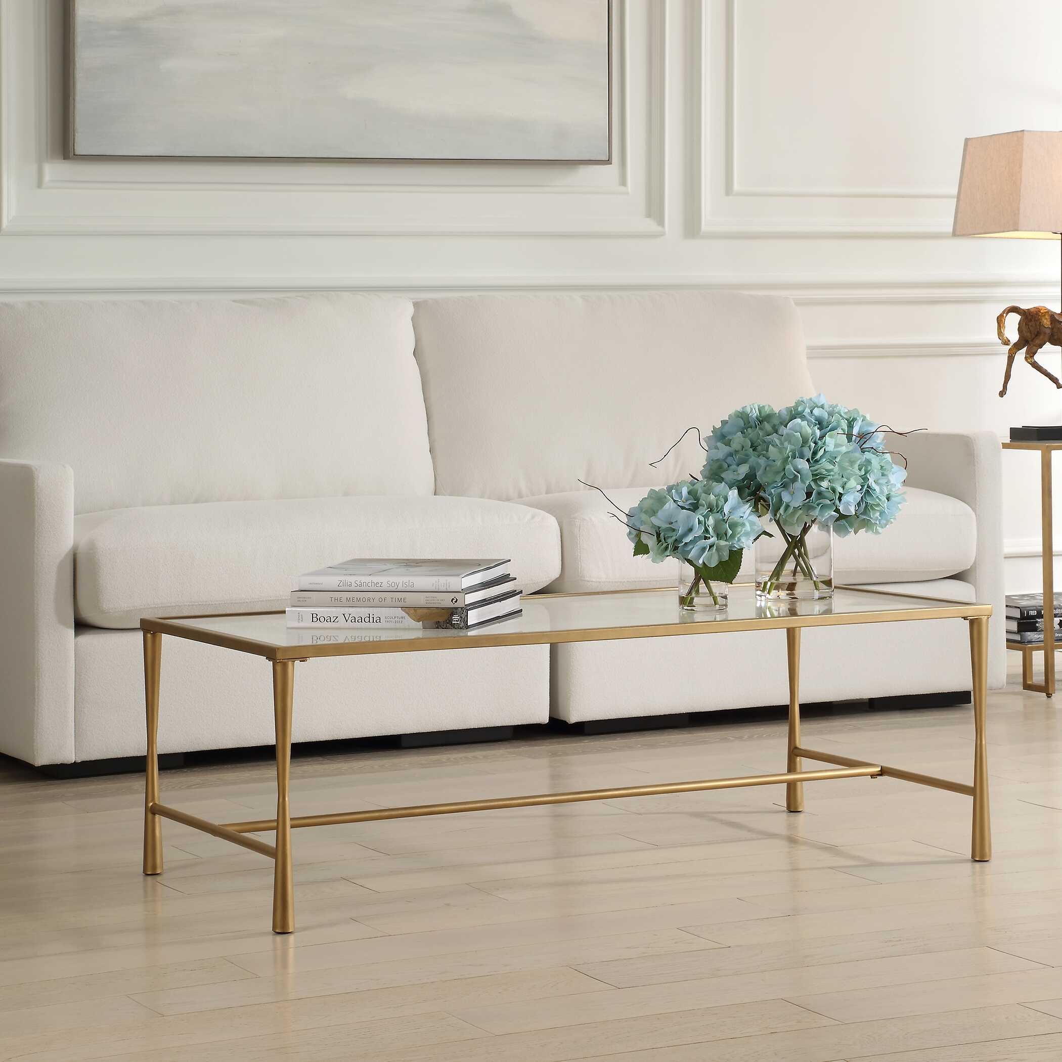 Crafted Antiqued Coffee Table - Image 4