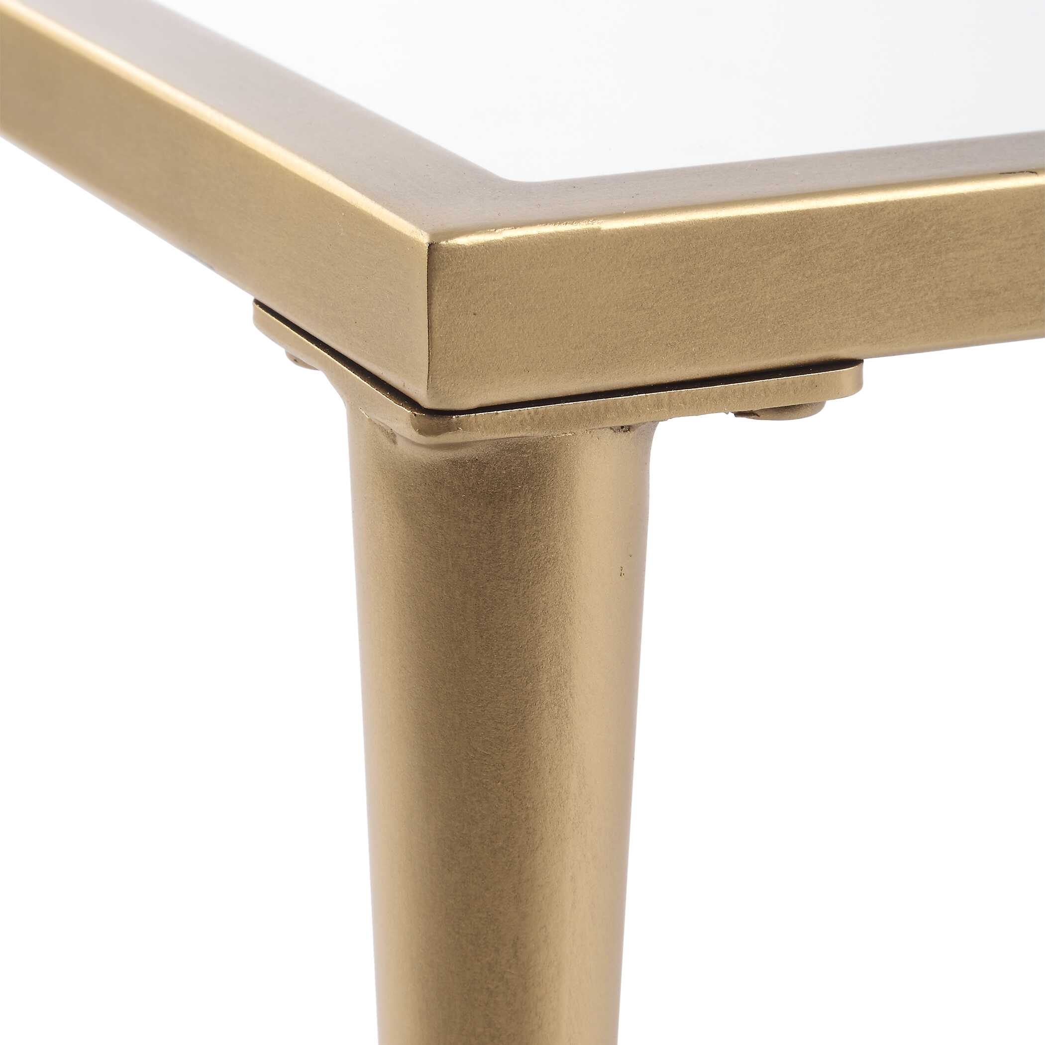 Crafted Antiqued Coffee Table - Image 8