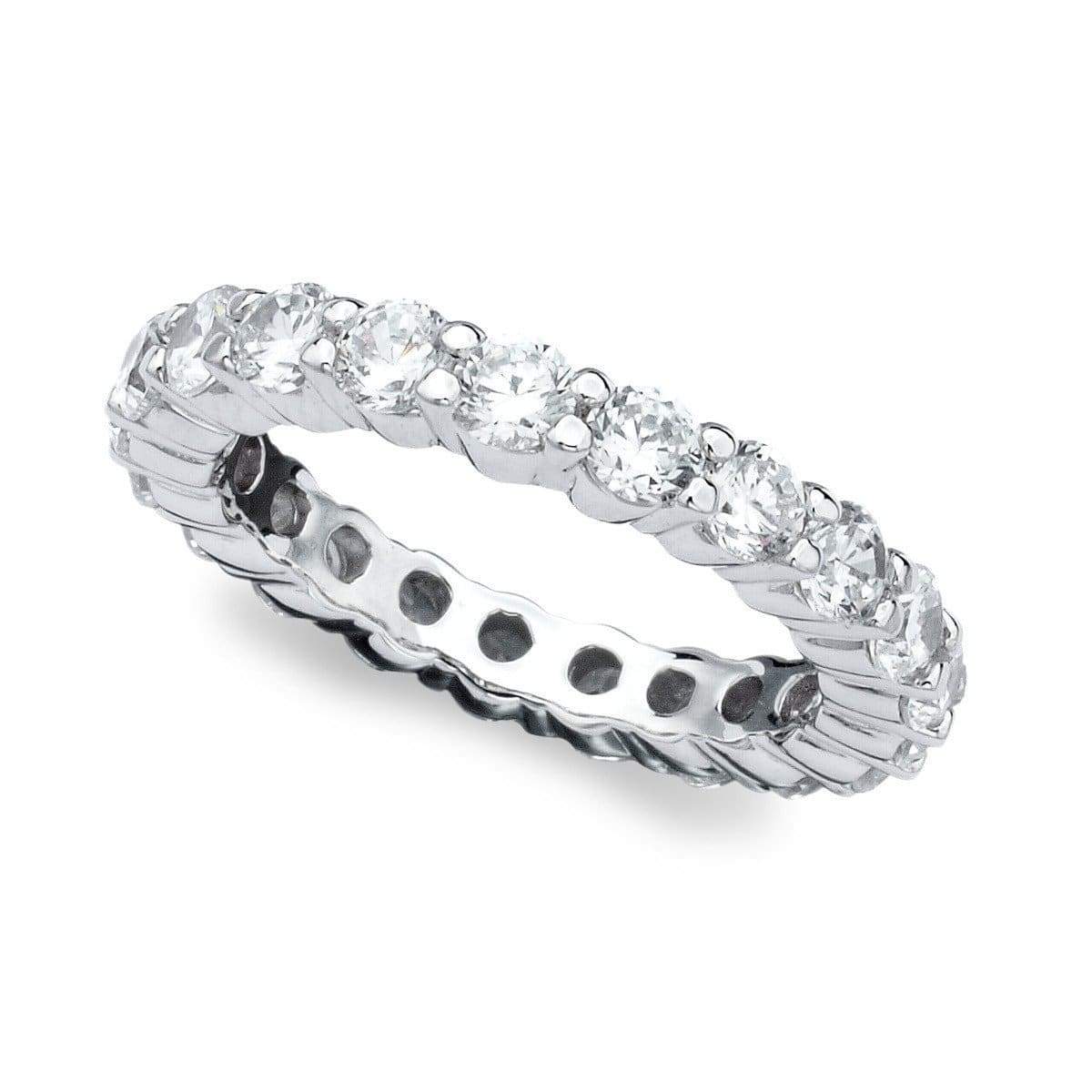 CRISLU Brilliant Eternity Band 3 mm - Size 6