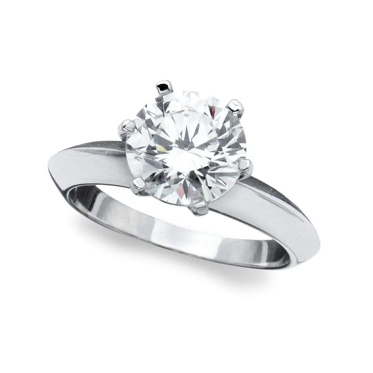 CRISLU Classic Brilliant Solitaire Ring - Size 6
