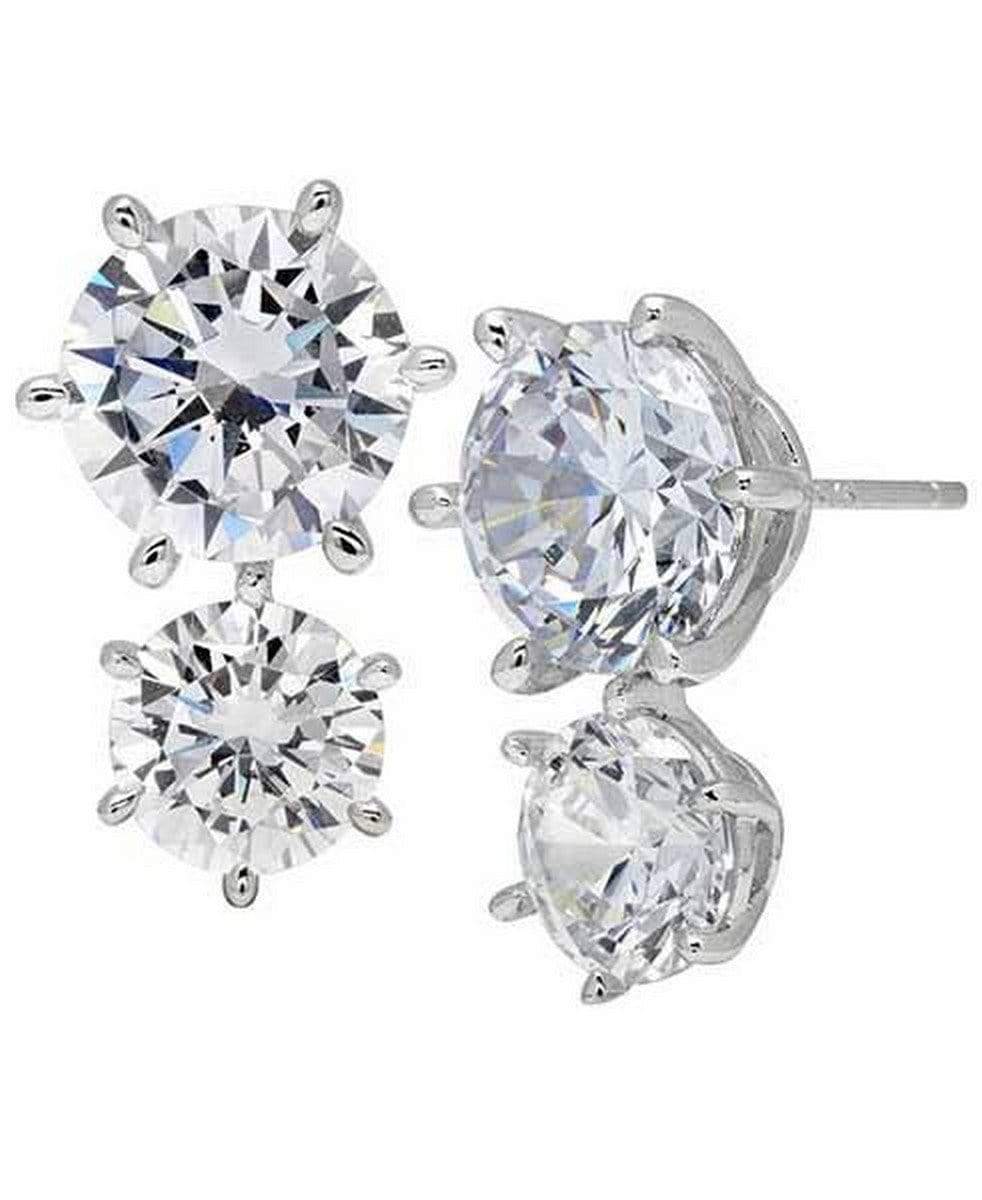 CRISLU Double Brilliant Stud